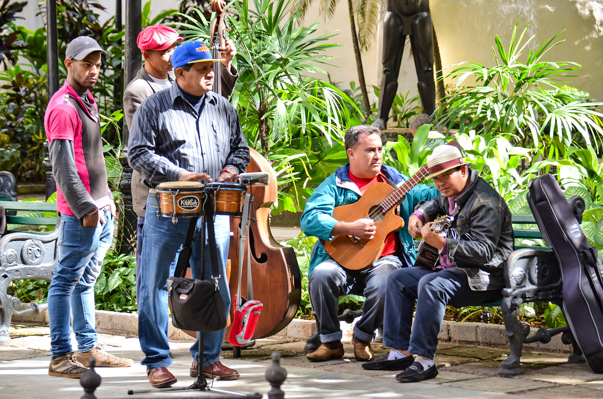 Street musicians in Old Town - Havana, Cuba
