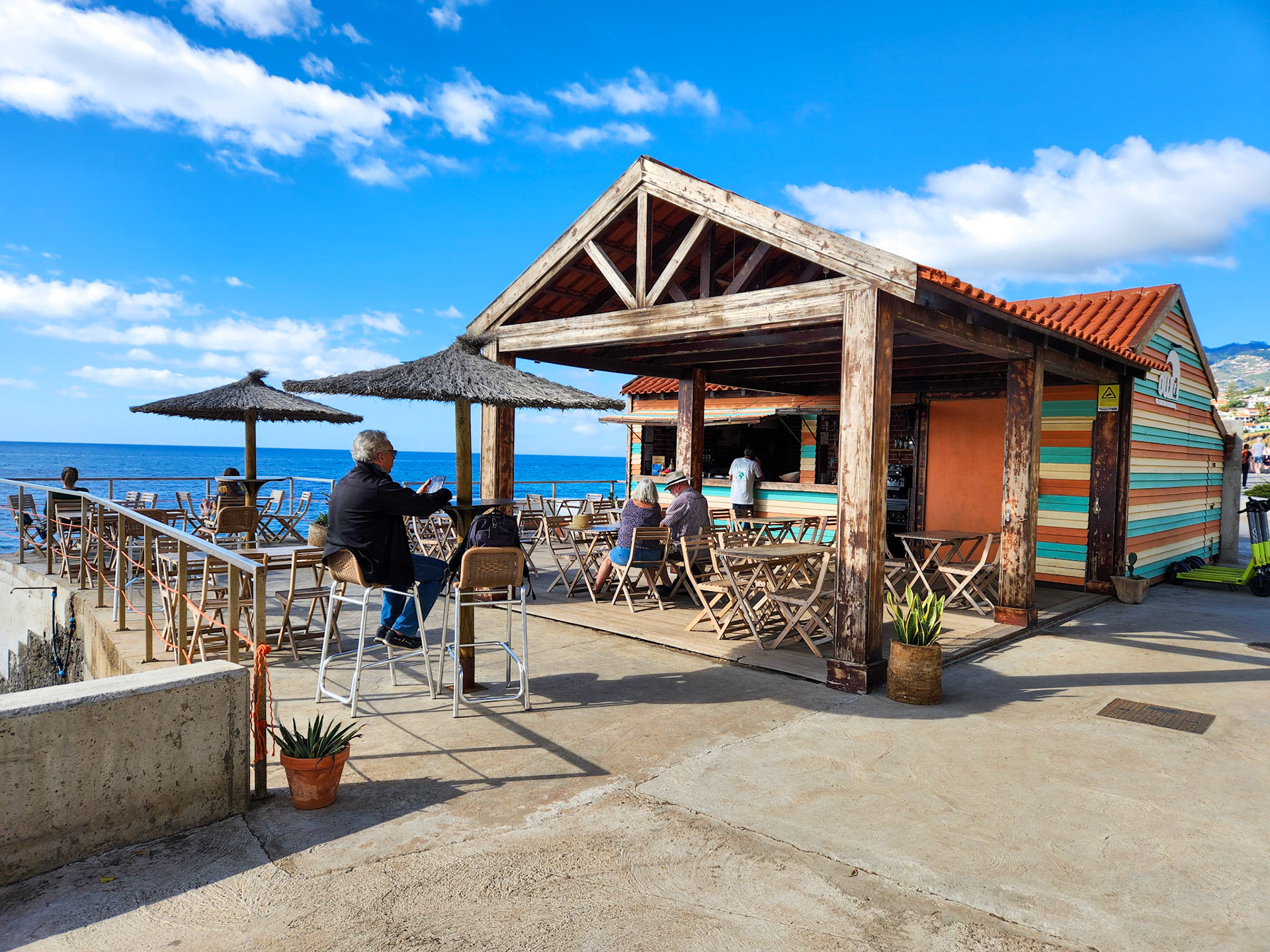 Beach Bar @ Praia Formosa, Funchal, Madeira Portugal