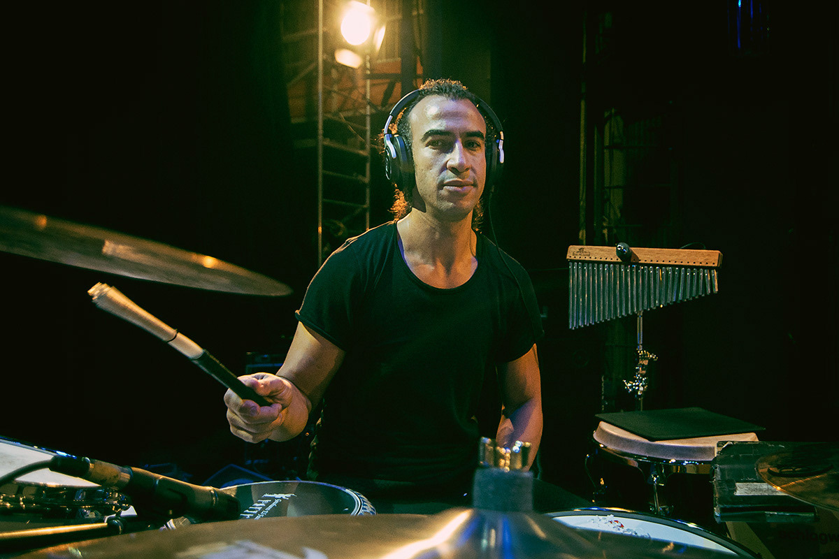 Rhani Krija, percussionist