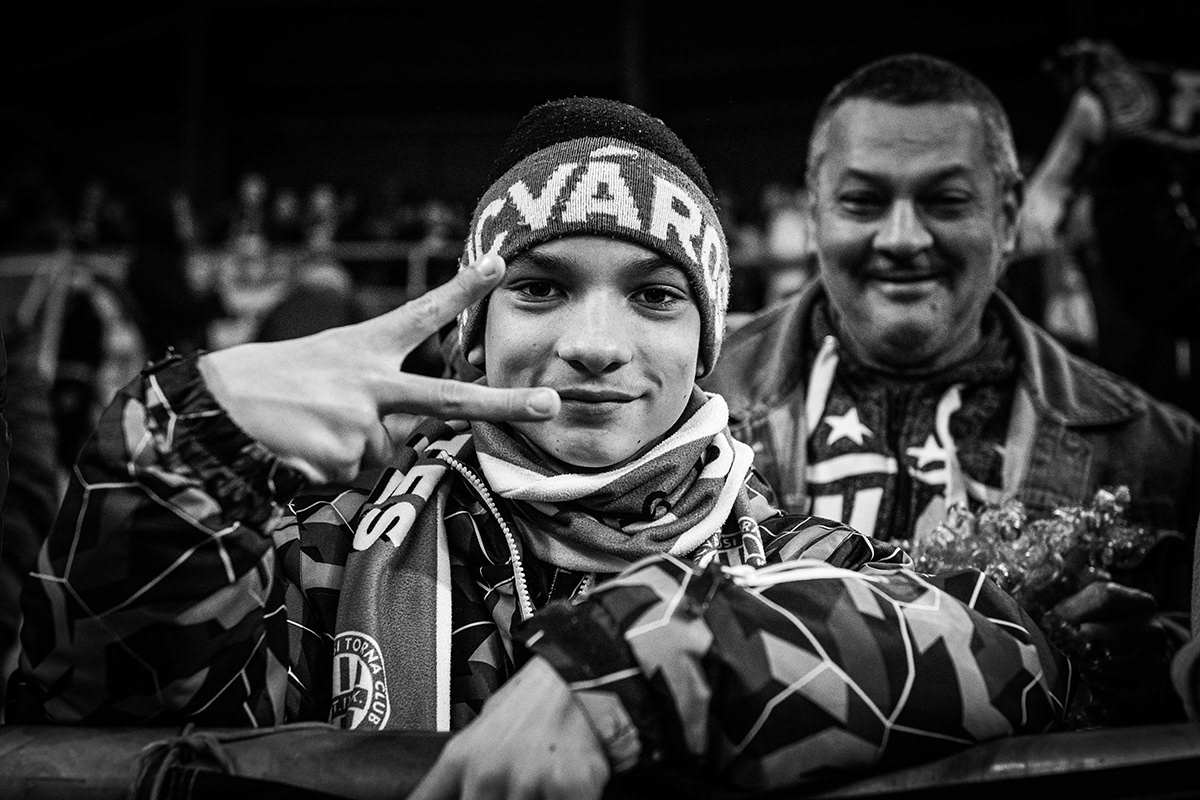 Unknown football fan