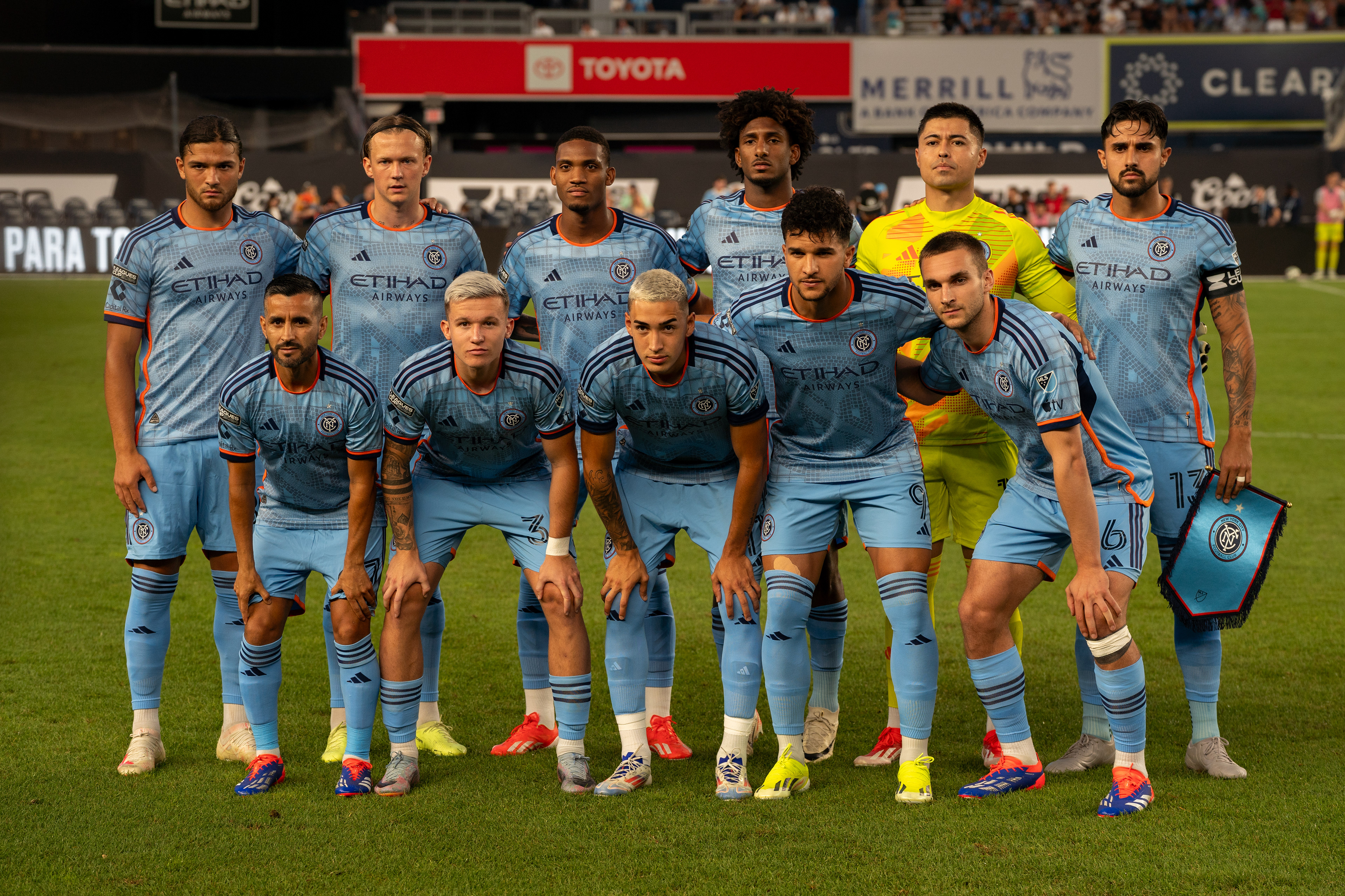 New York City FC's opening game in the 2024 Leagues Cup Team Photo