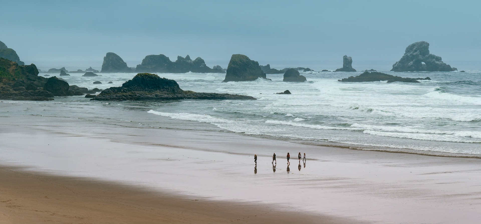 Walking on the Beach