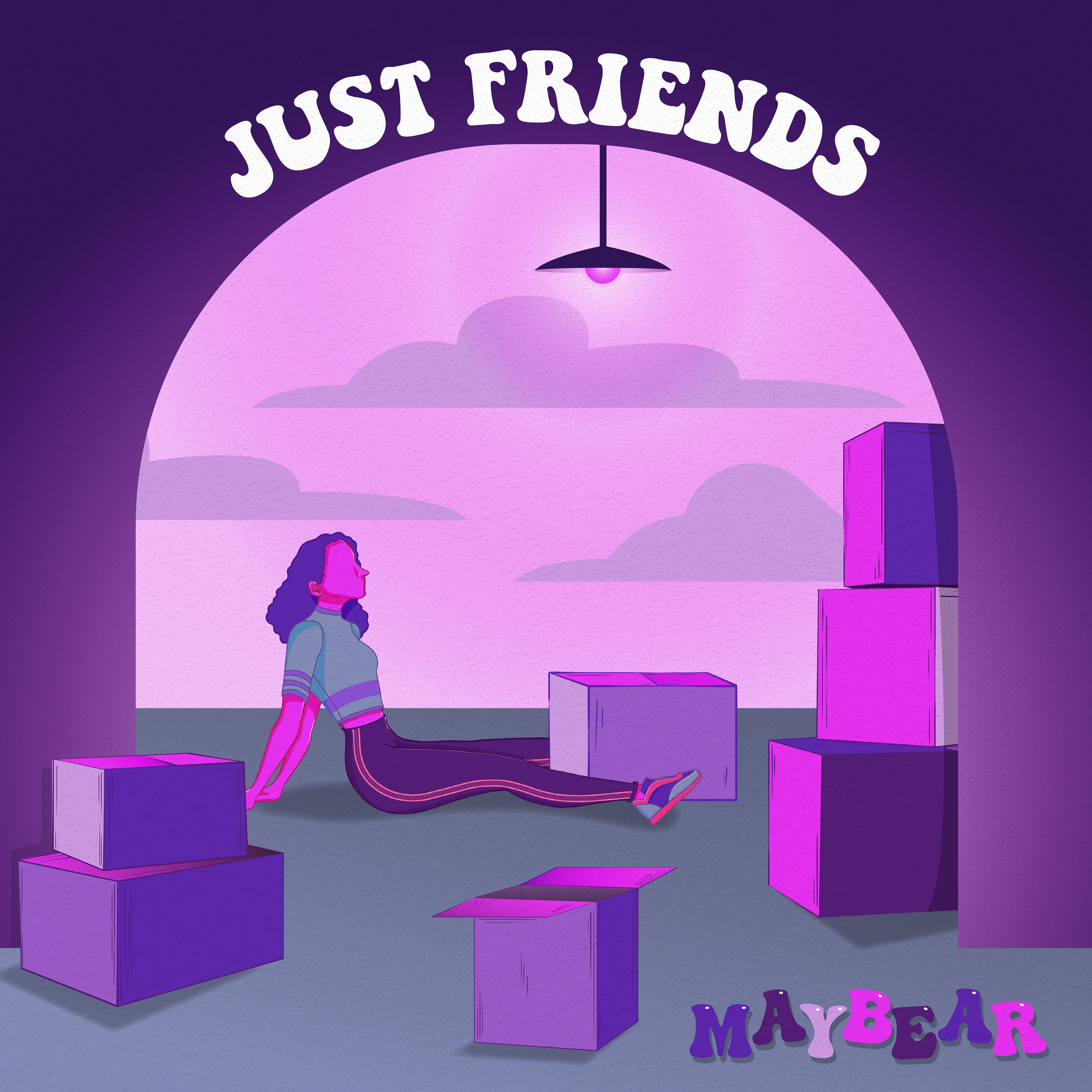 Cover art for Maybear's Debut Single: Just Friends