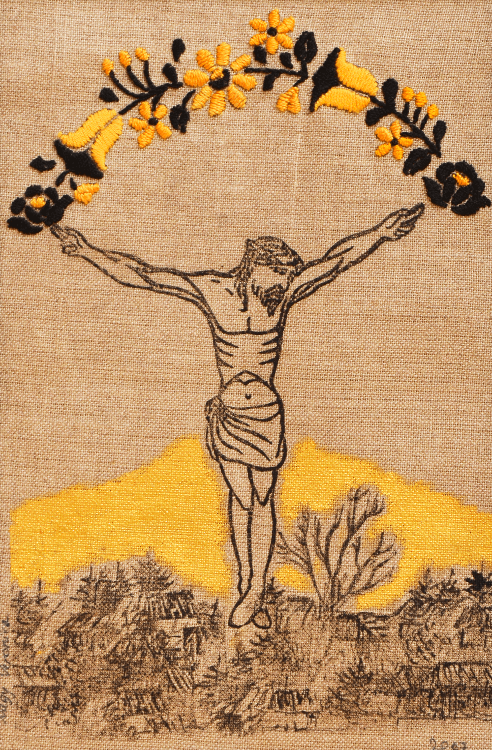 Home Altar with Broidery