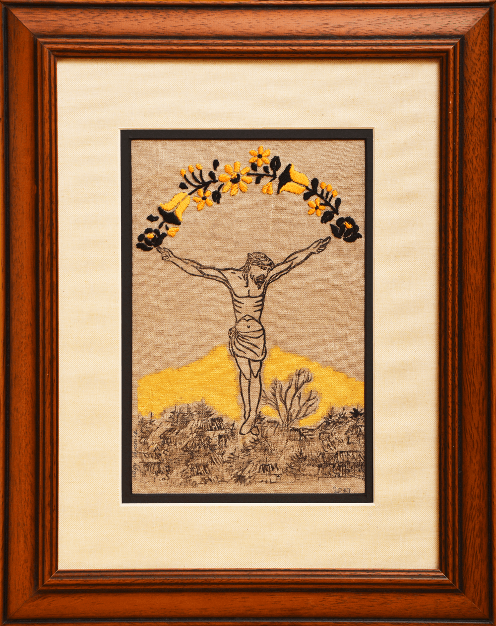 Home Altar with broidery