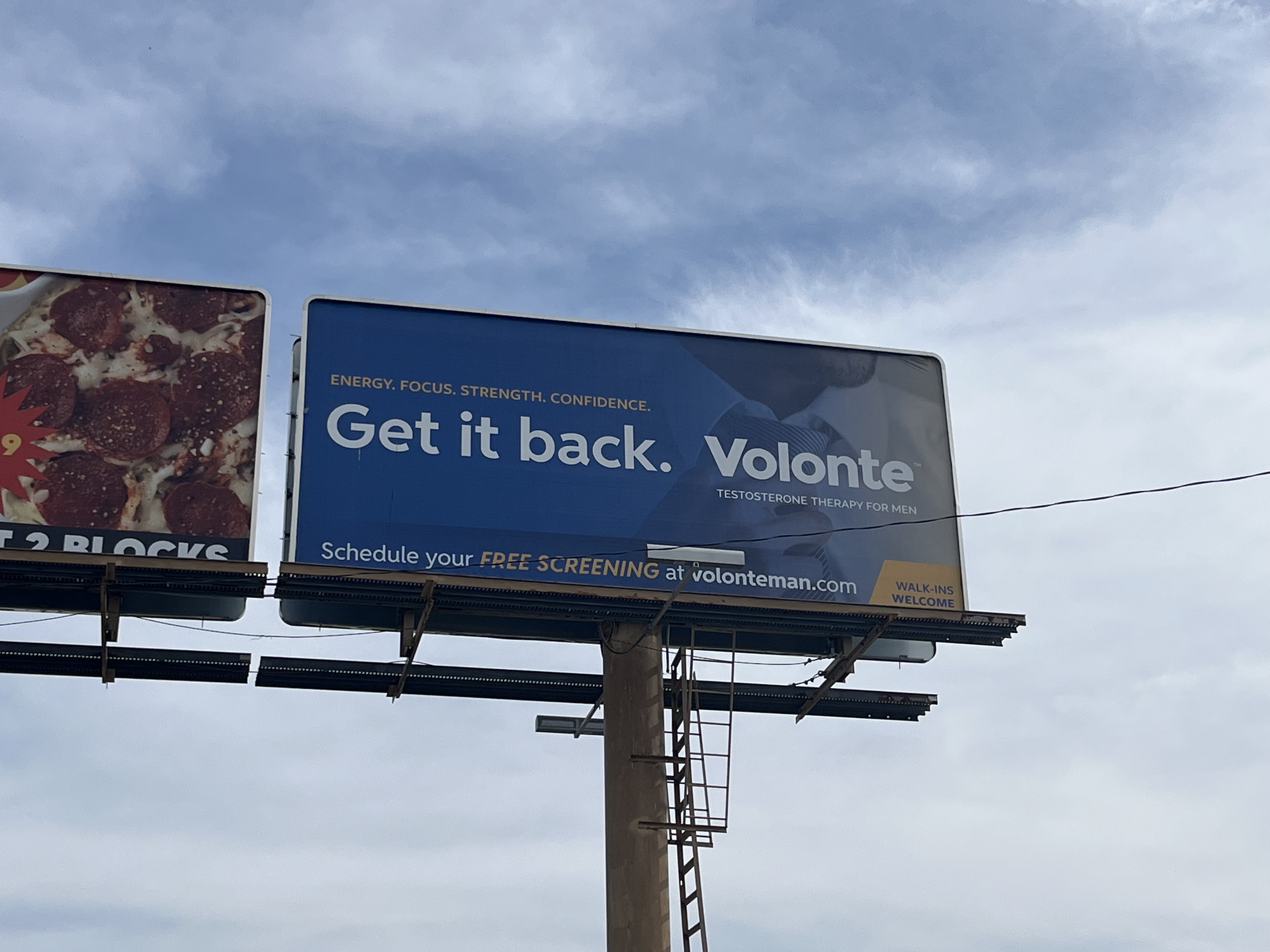 My billboard design up in Lafayette, IN!