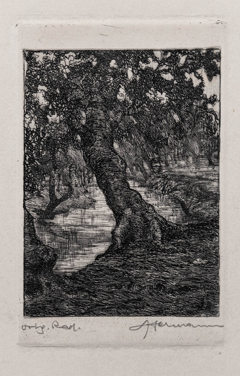 Gârlă (1929) Acvaforte 7.05x12.05 cm