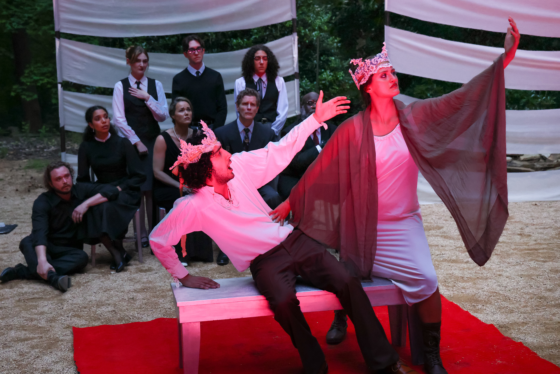 Hamlet Production Photo, Snow Camp Outdoor Theatre