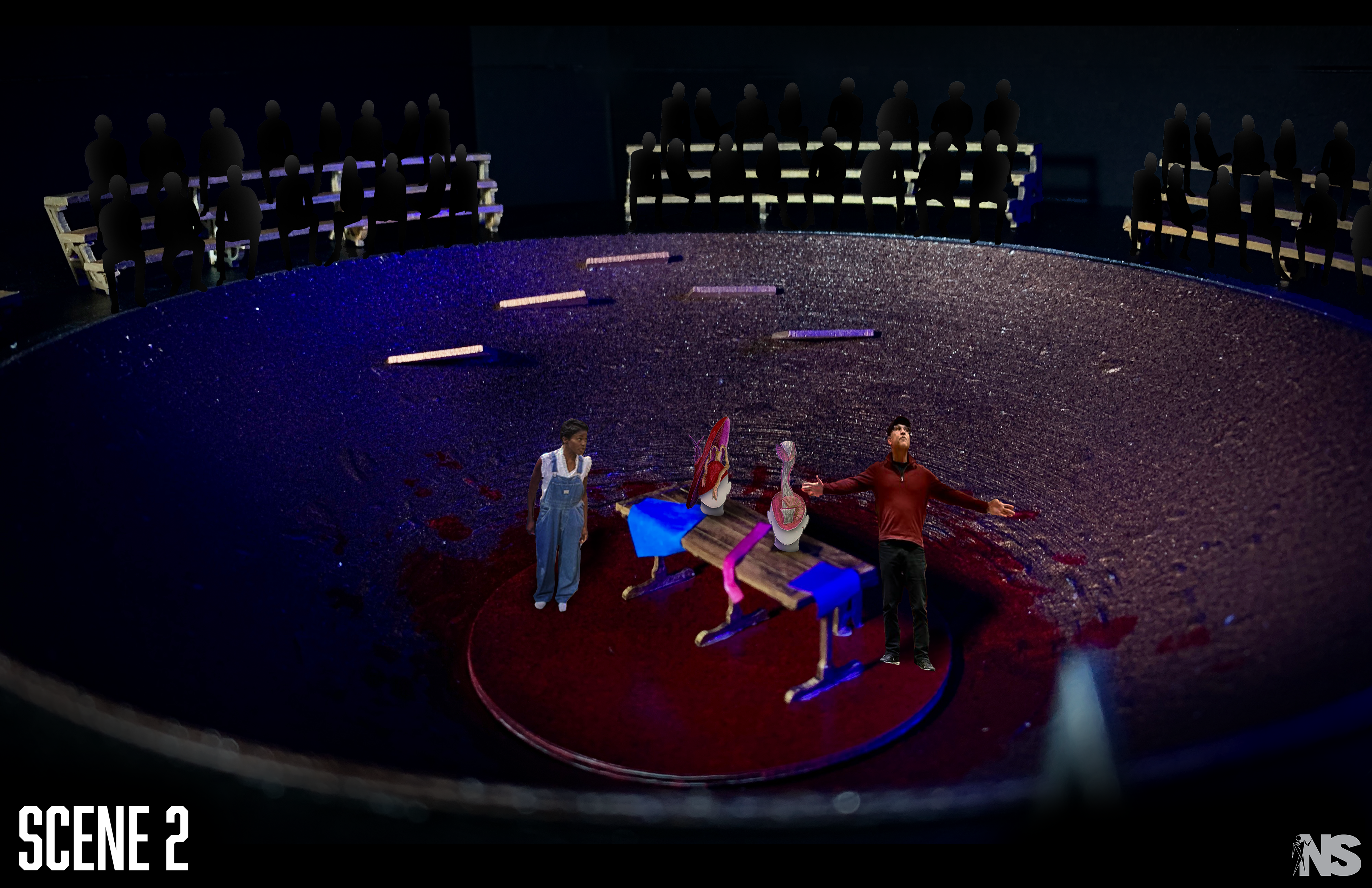 Far Away Scene 2 Storyboard (1/4" Scale Model)