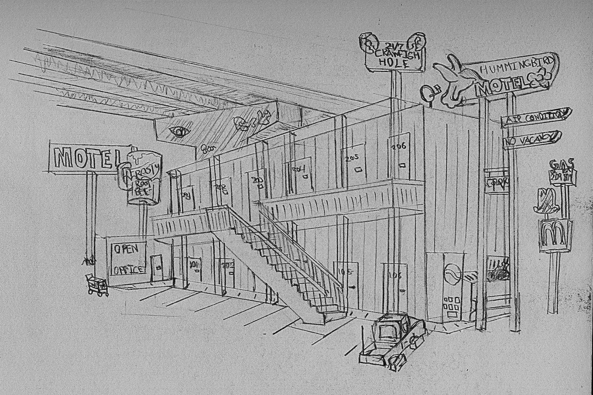 Airline Highway Initial Sketch