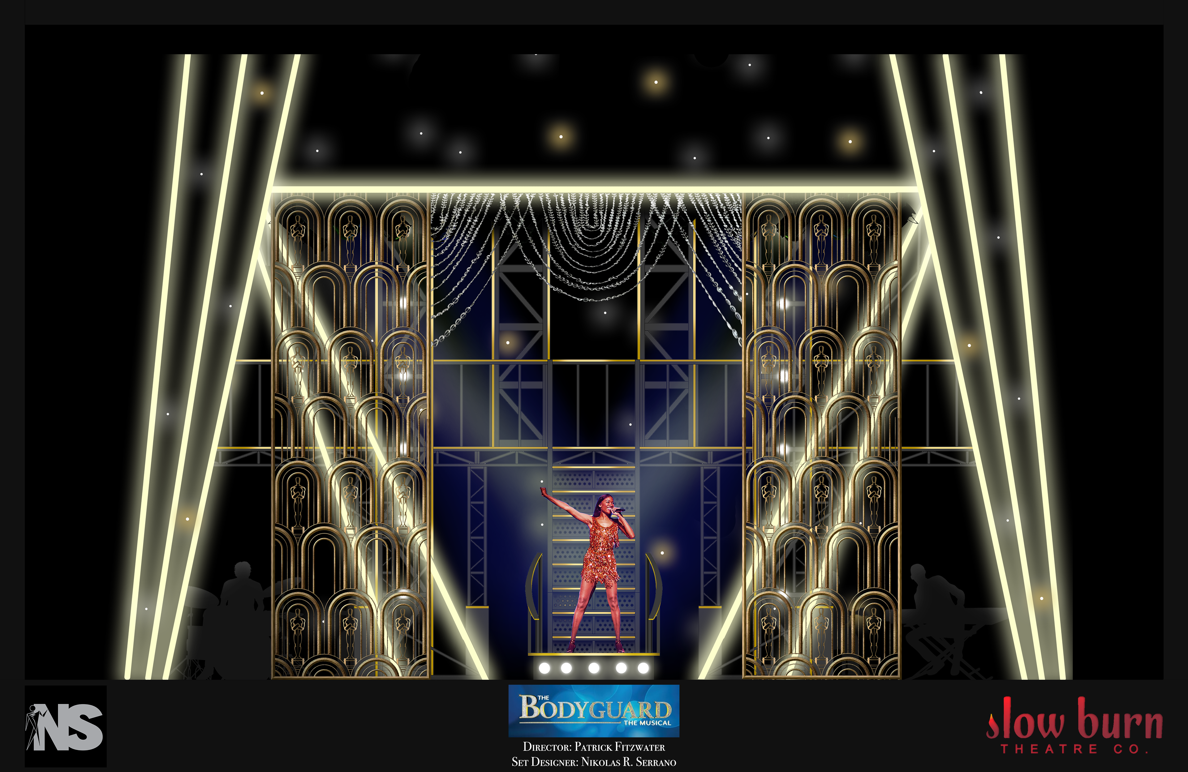 The Bodyguard Oscars Scene, Photoshop Rendering