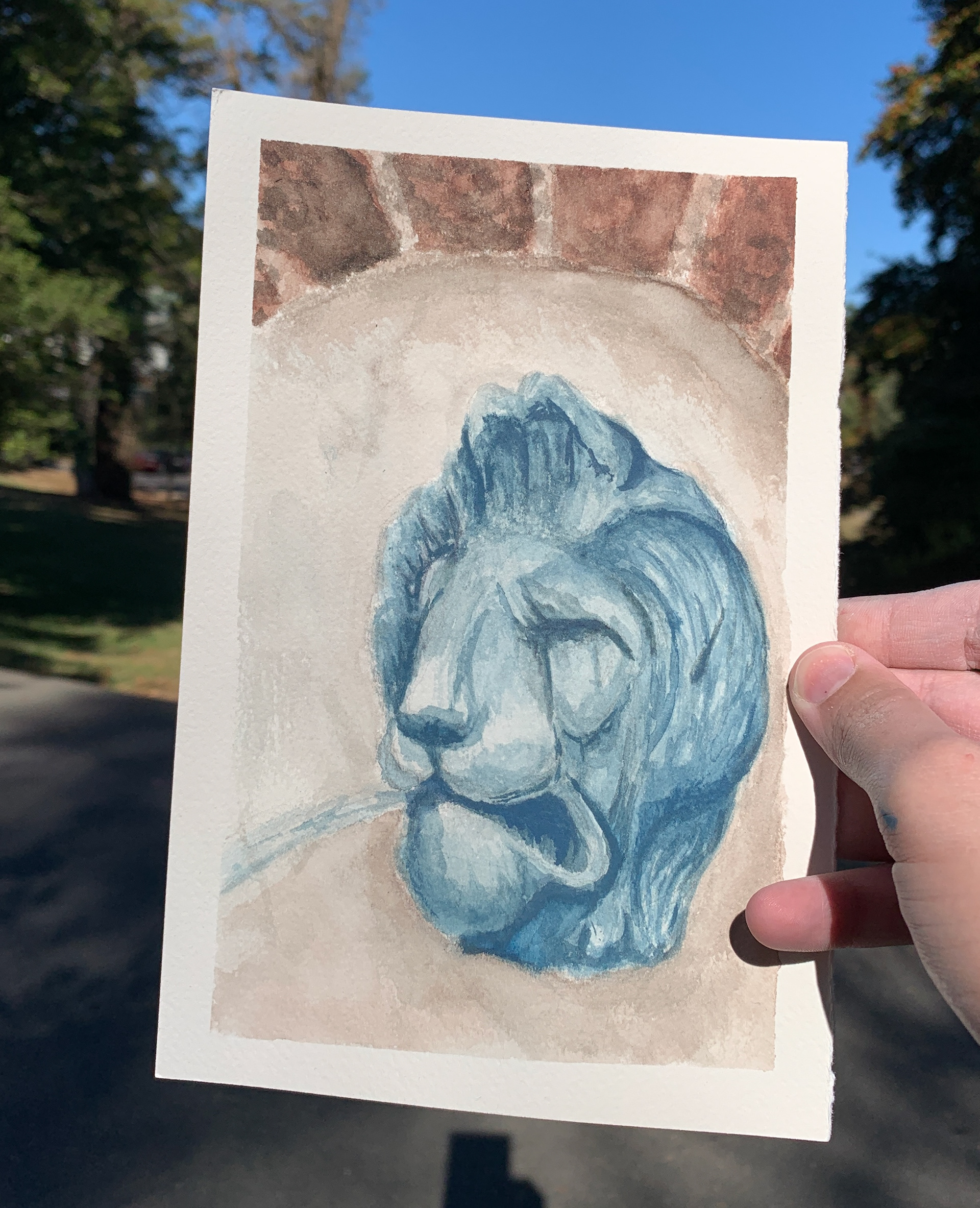 Plein Air Watercolor Painting