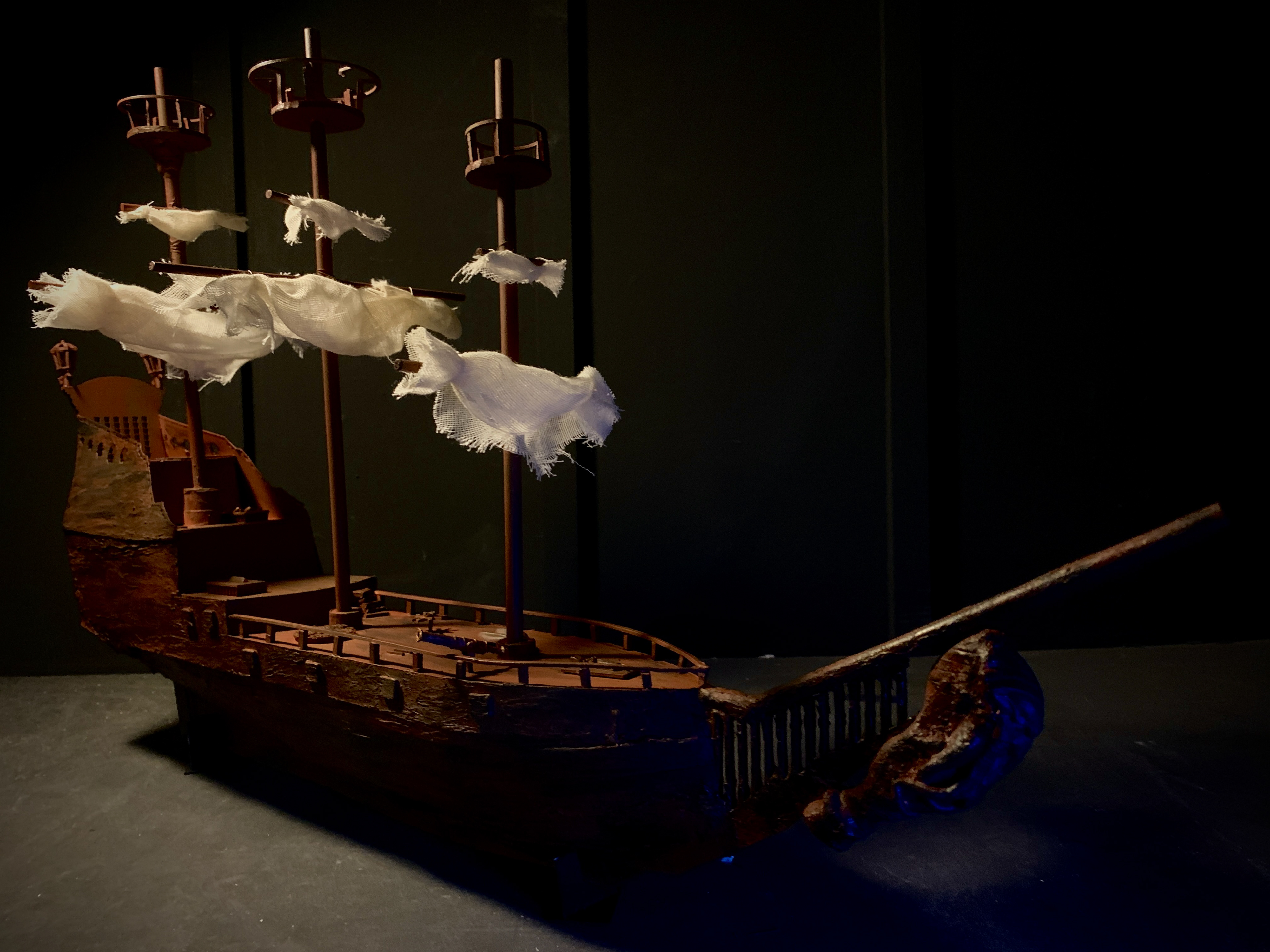 Model Pirate Ship (Built from Scratch)