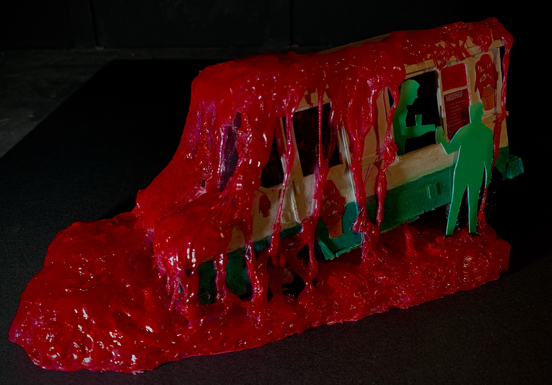 The Blob Kiosk 3/8" Scale Model
