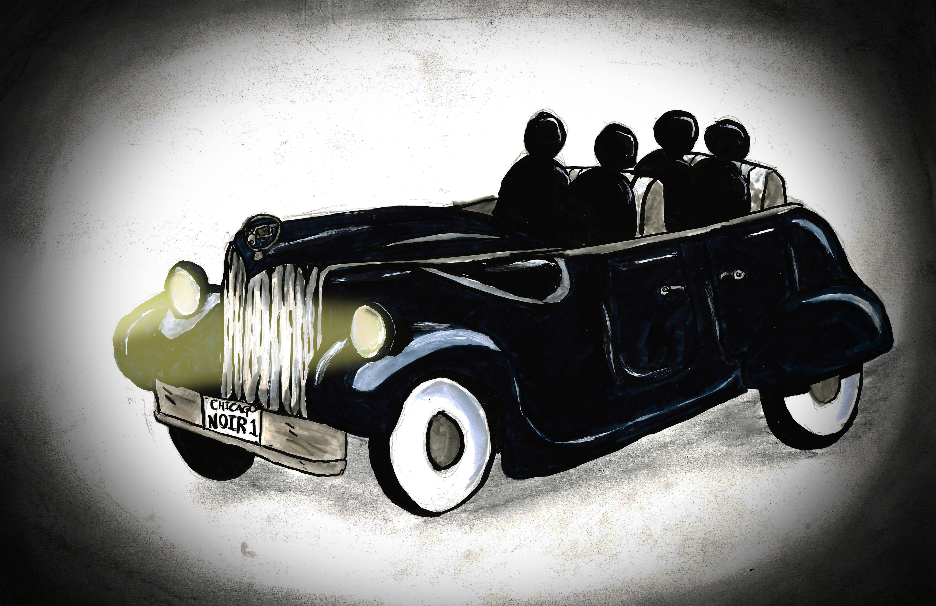 Film Noir Ride Vehicle Design
