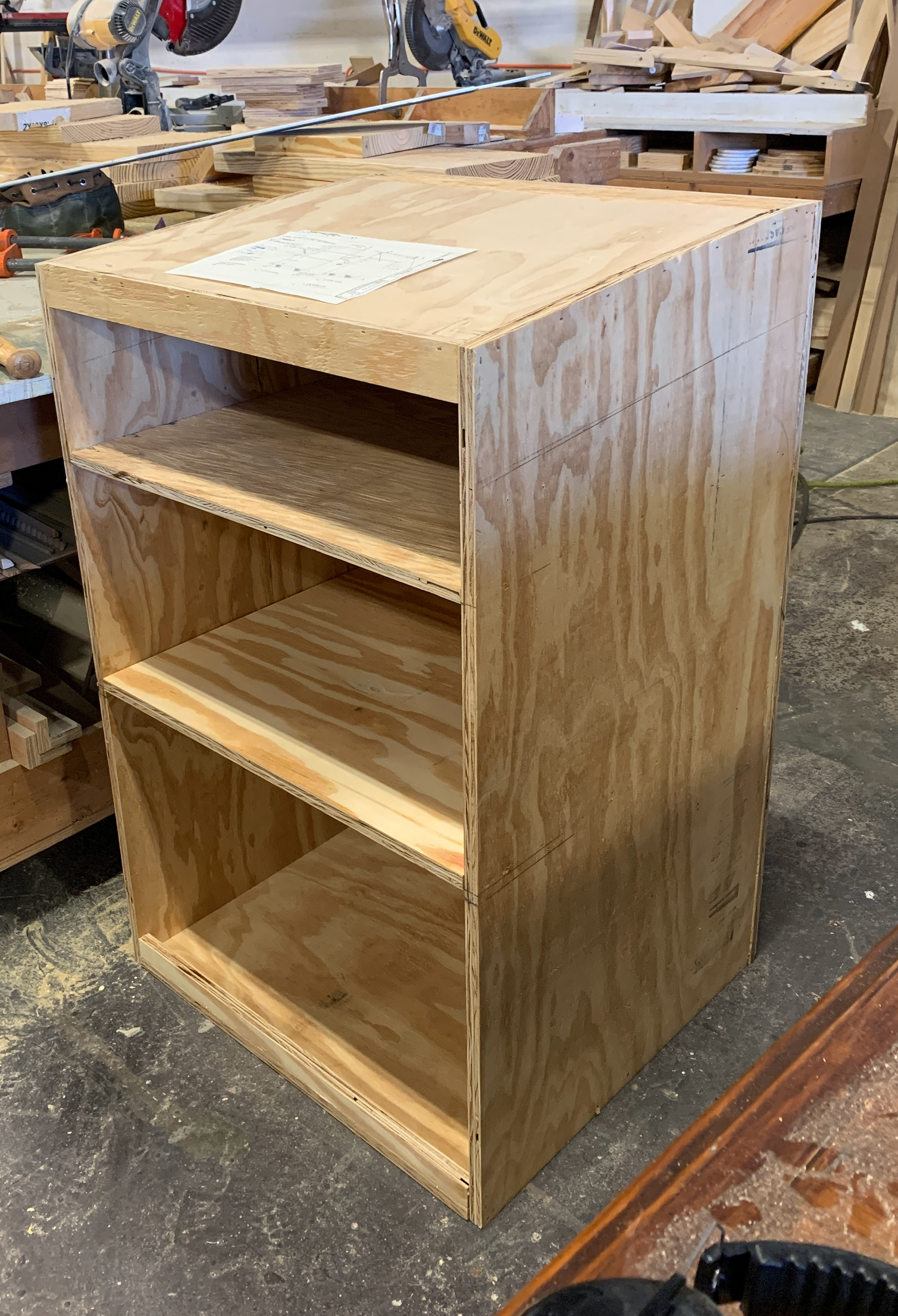 Podium built by Nikolas Serrano