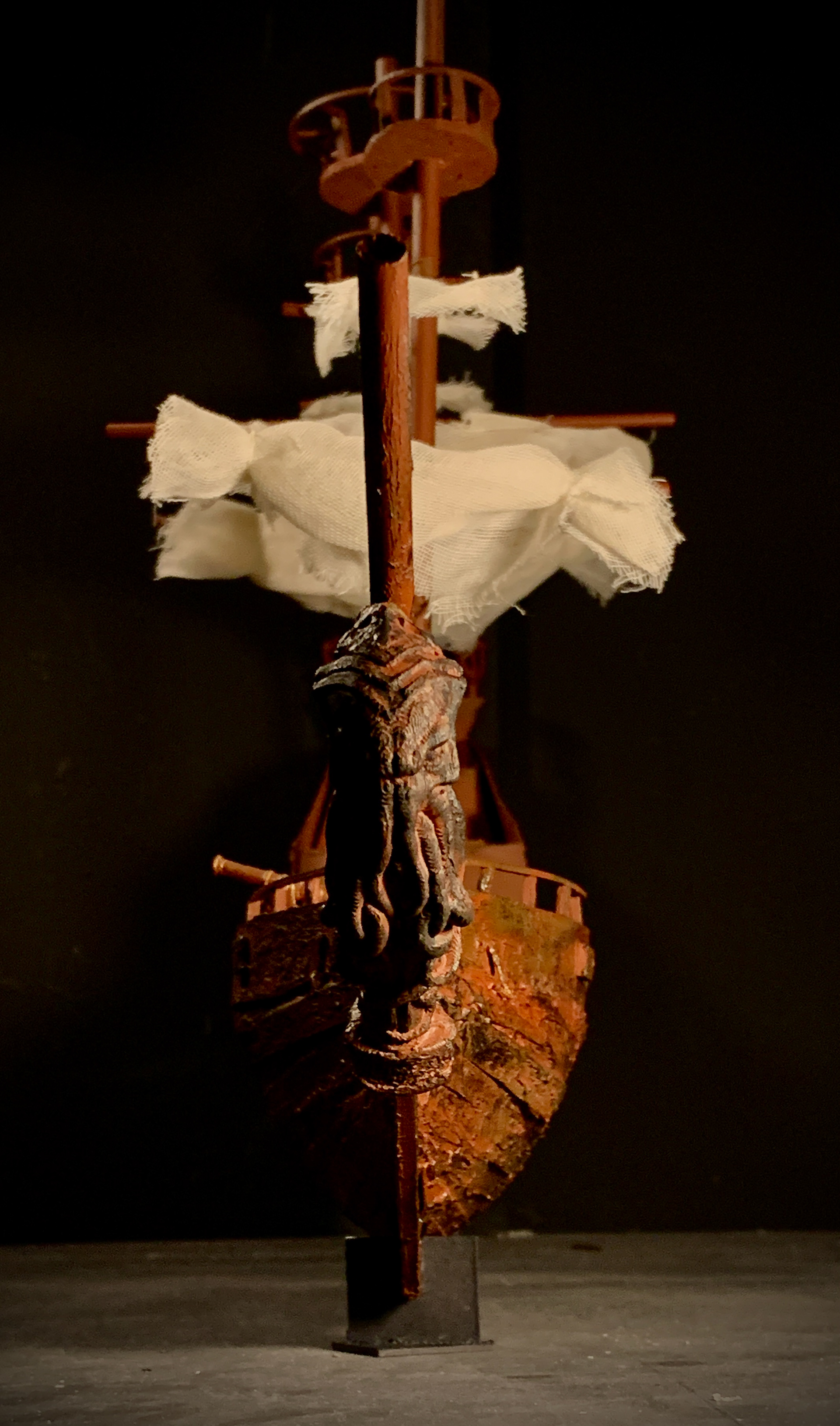 Model Pirate Ship (Built from Scratch)