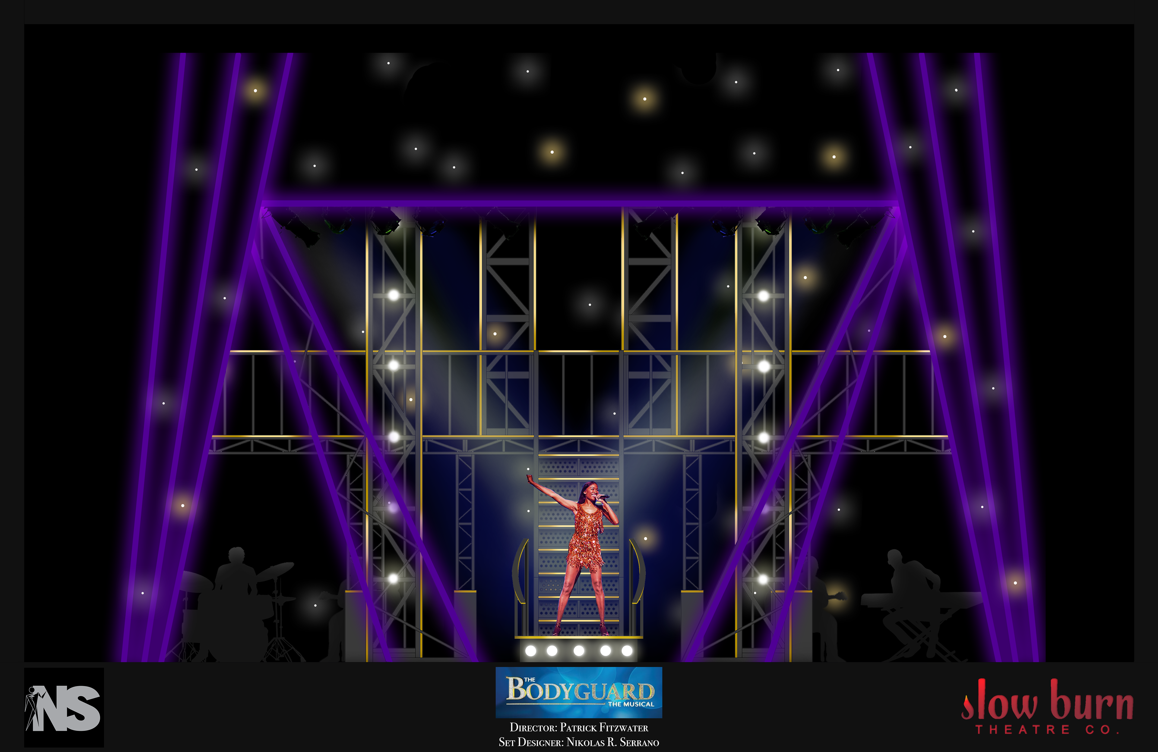 The Bodyguard Concert Scene, Photoshop Rendering