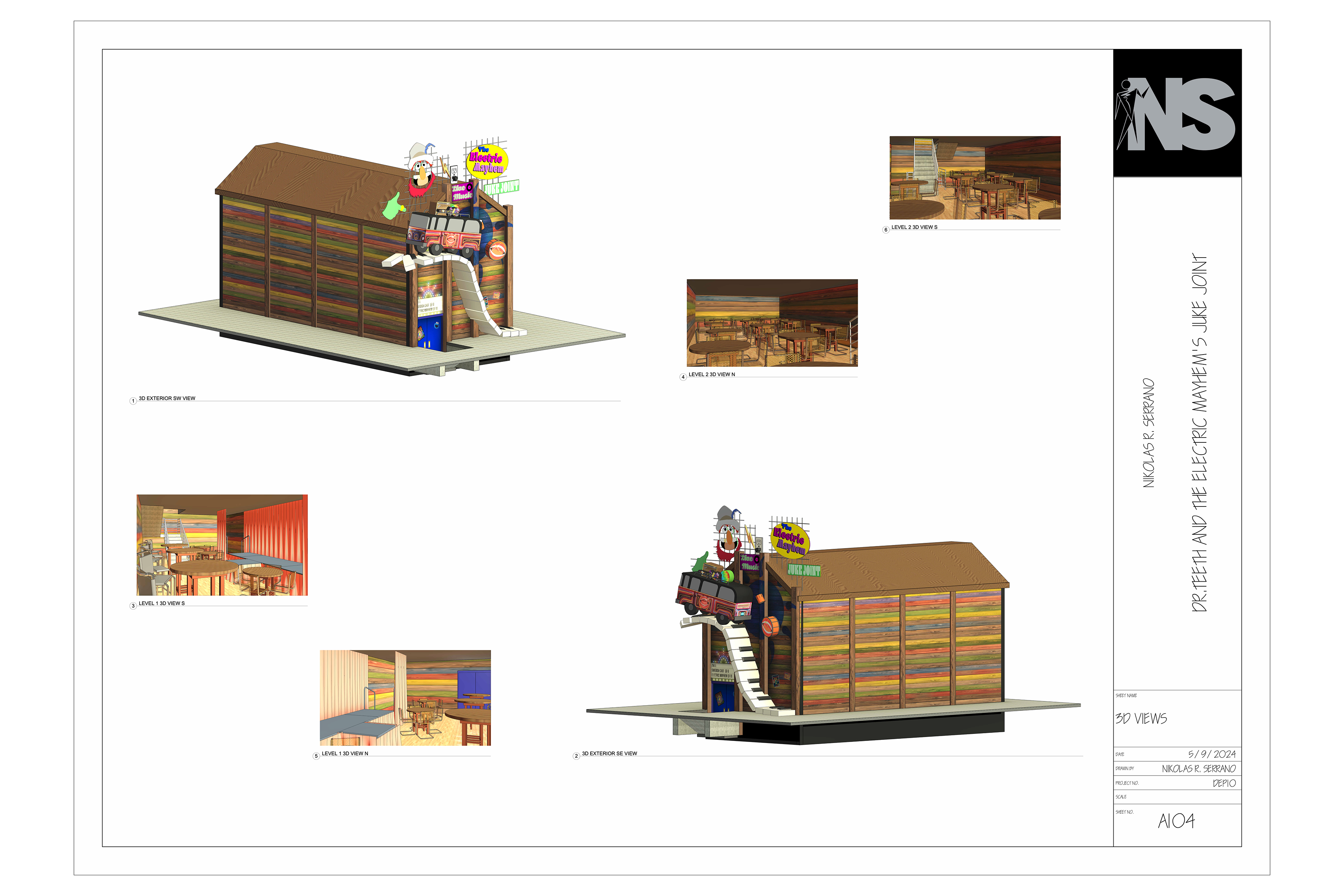 3D Views: drafted in Revit