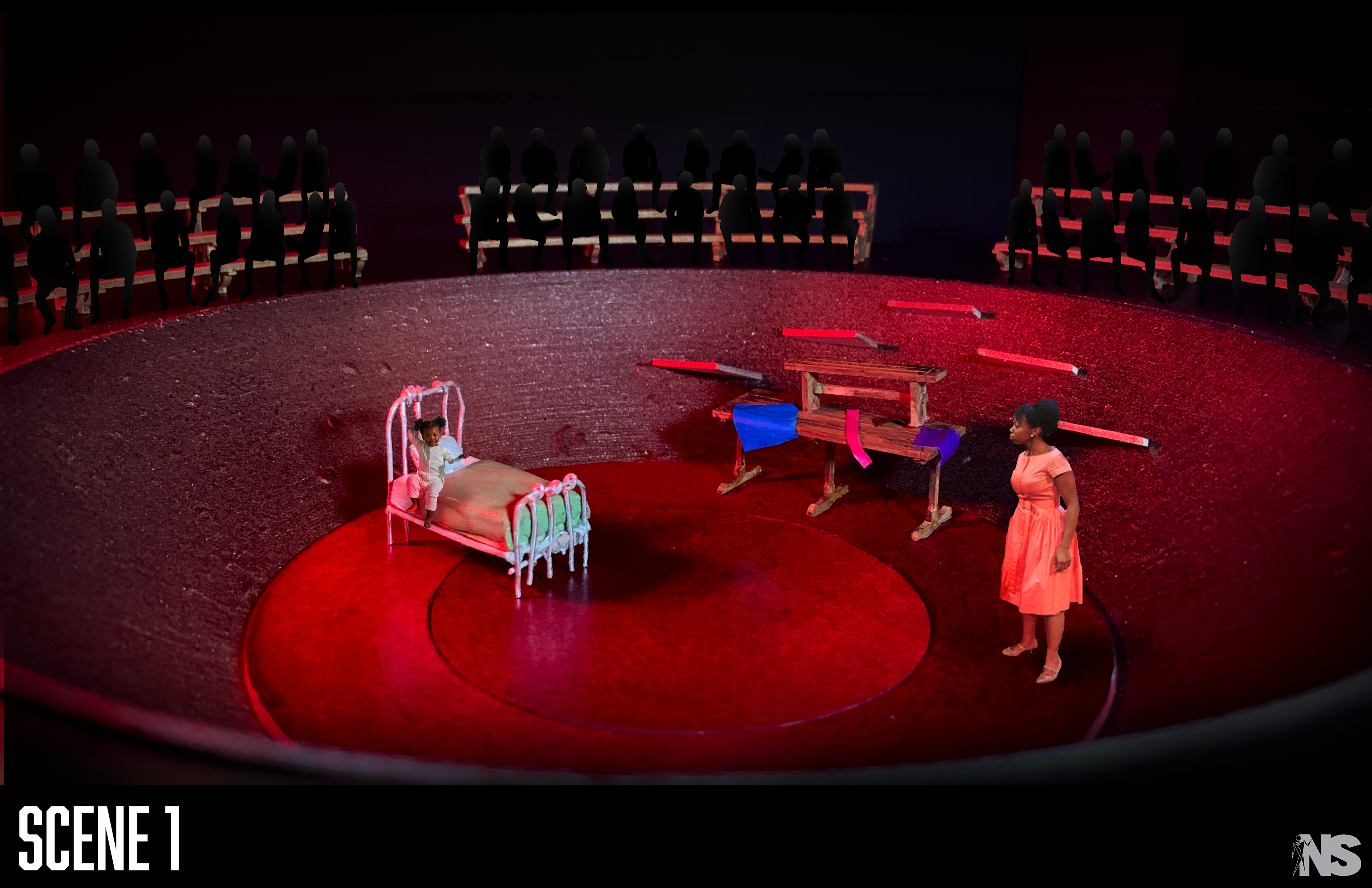 Far Away Scene 1 Storyboard (1/4" Scale Model)