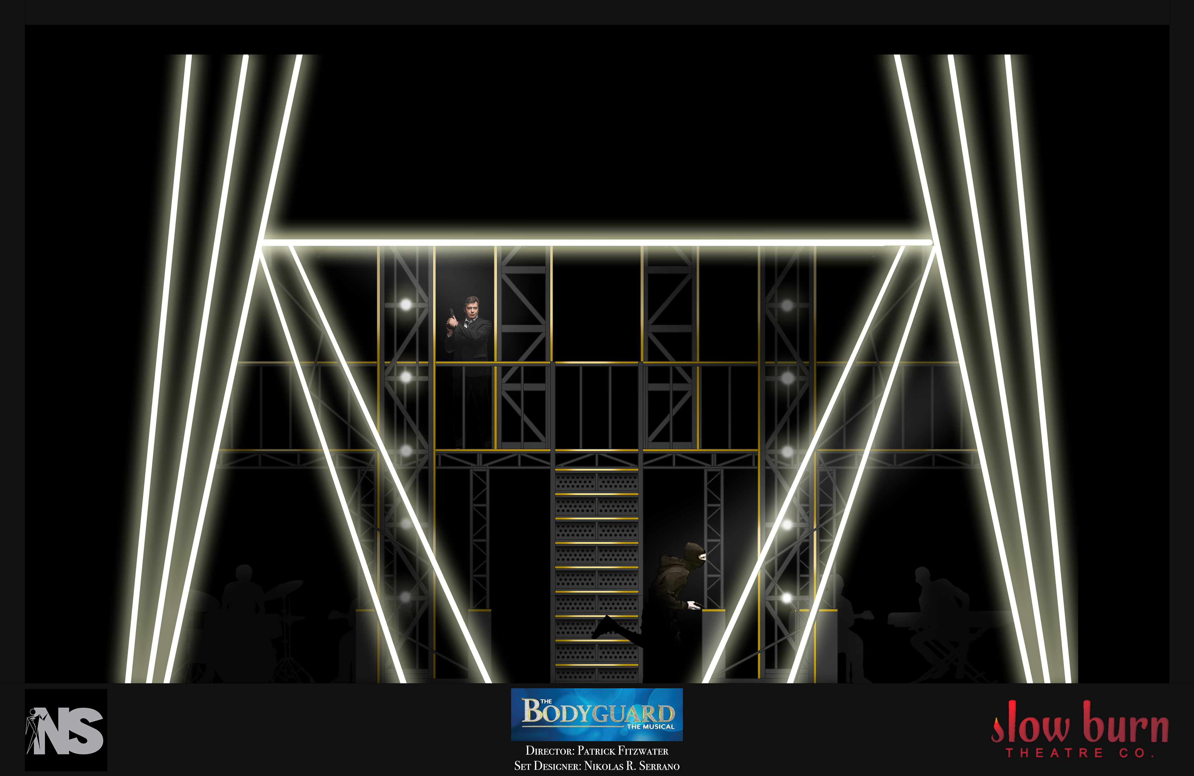 The Bodyguard Chase Scene, Photoshop Rendering