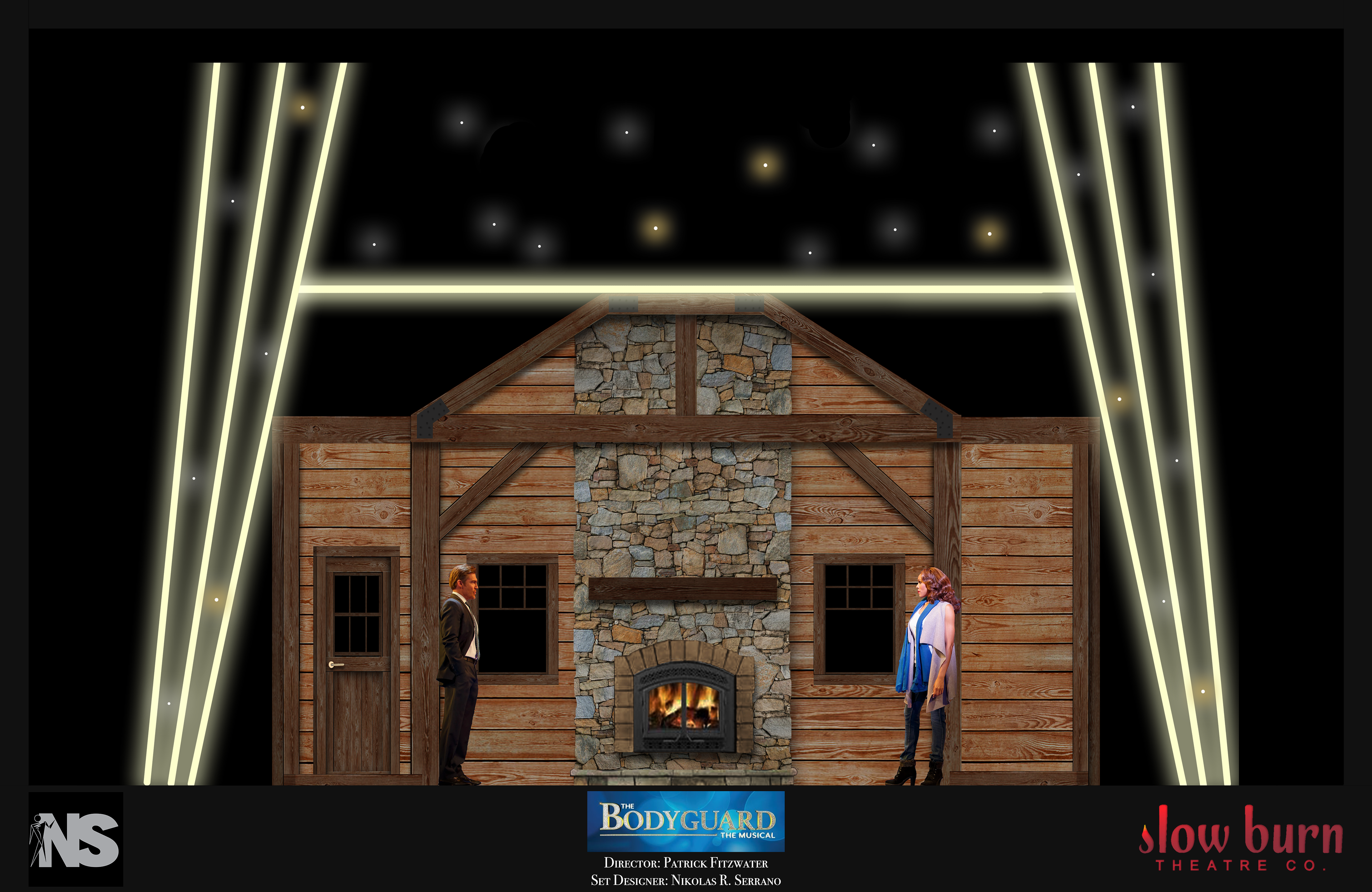 The Bodyguard Cabin Scene, Photoshop Rendering