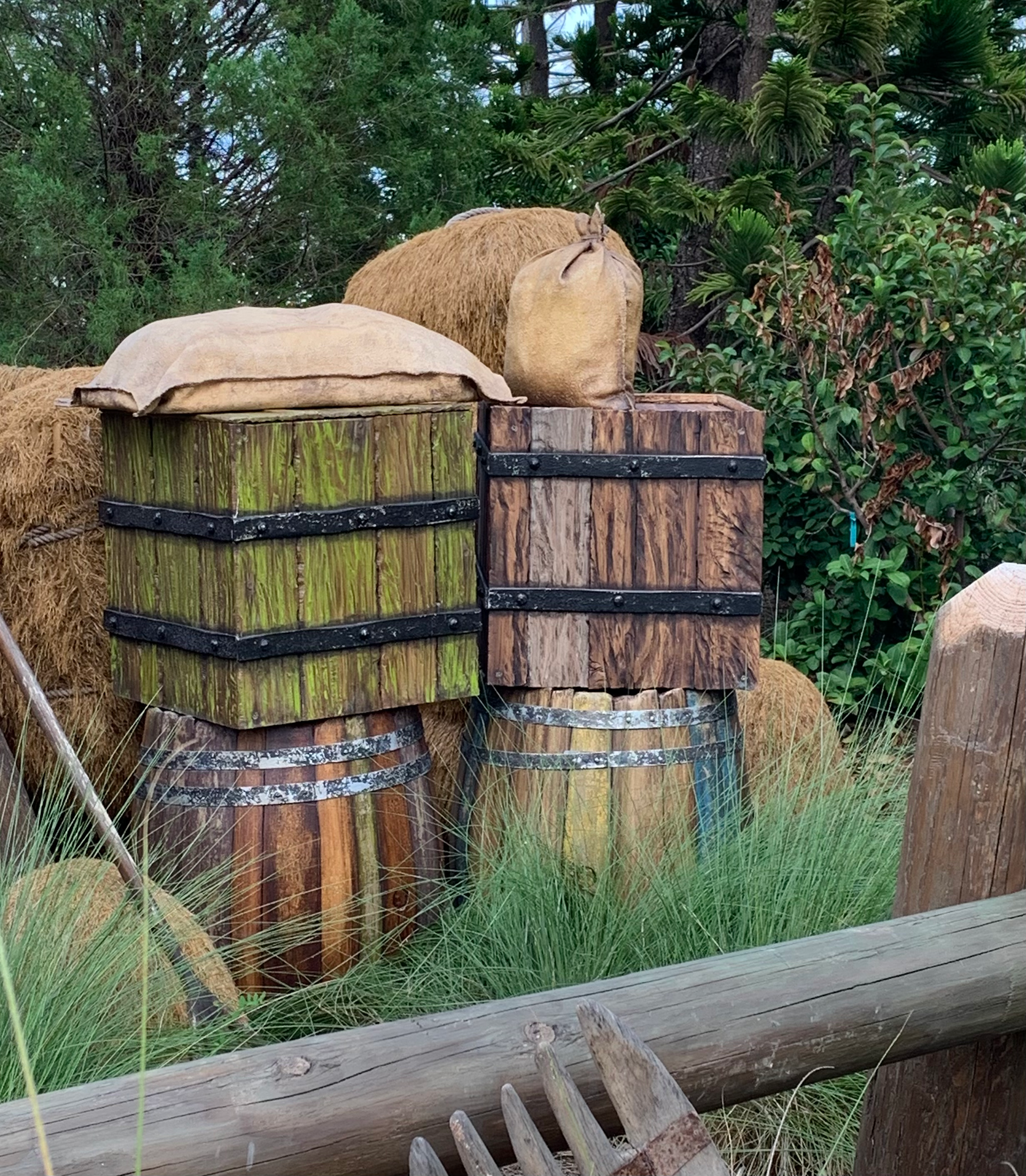 Crates in Isle of Berk in Epic Universe, Built by Nikolas Serrano