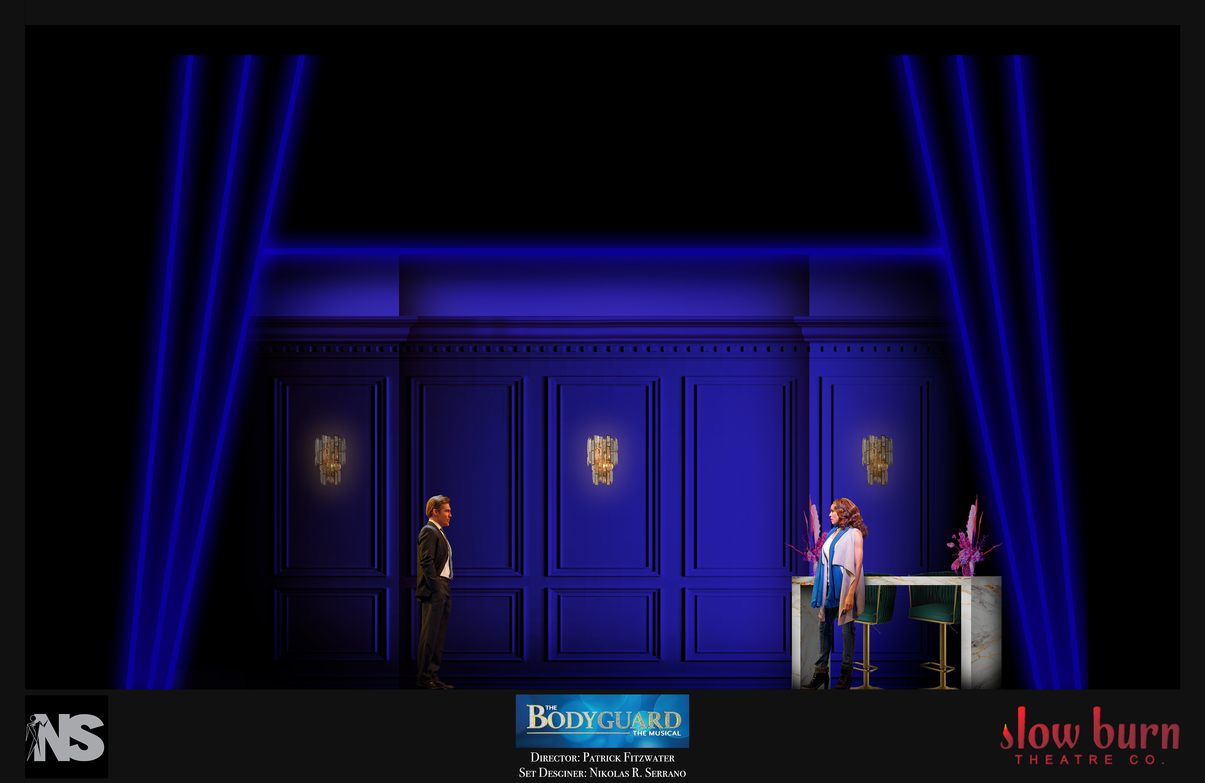 The Bodyguard Estate Scene, Photoshop Rendering