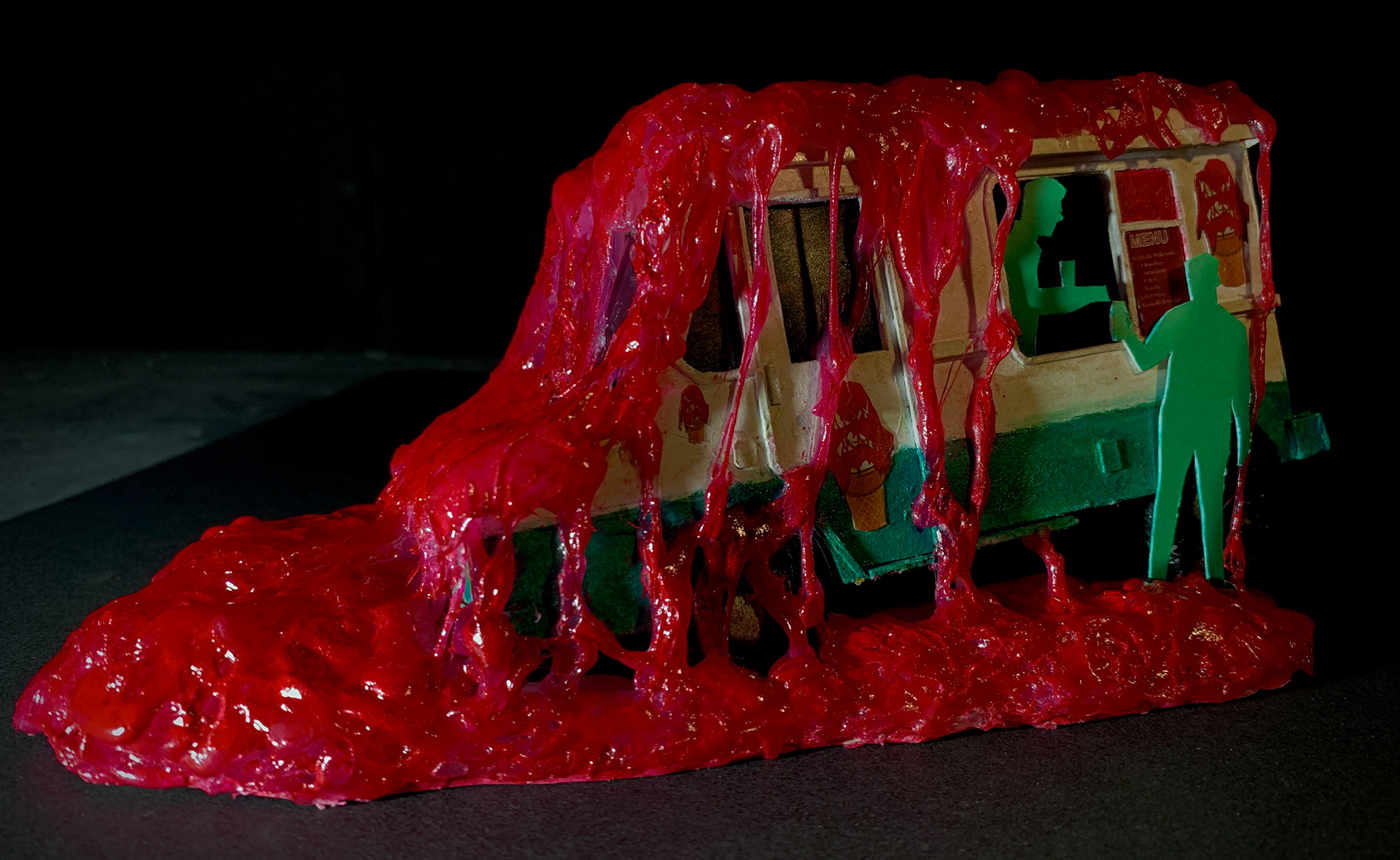 The Blob Kiosk 3/8" Scale Model