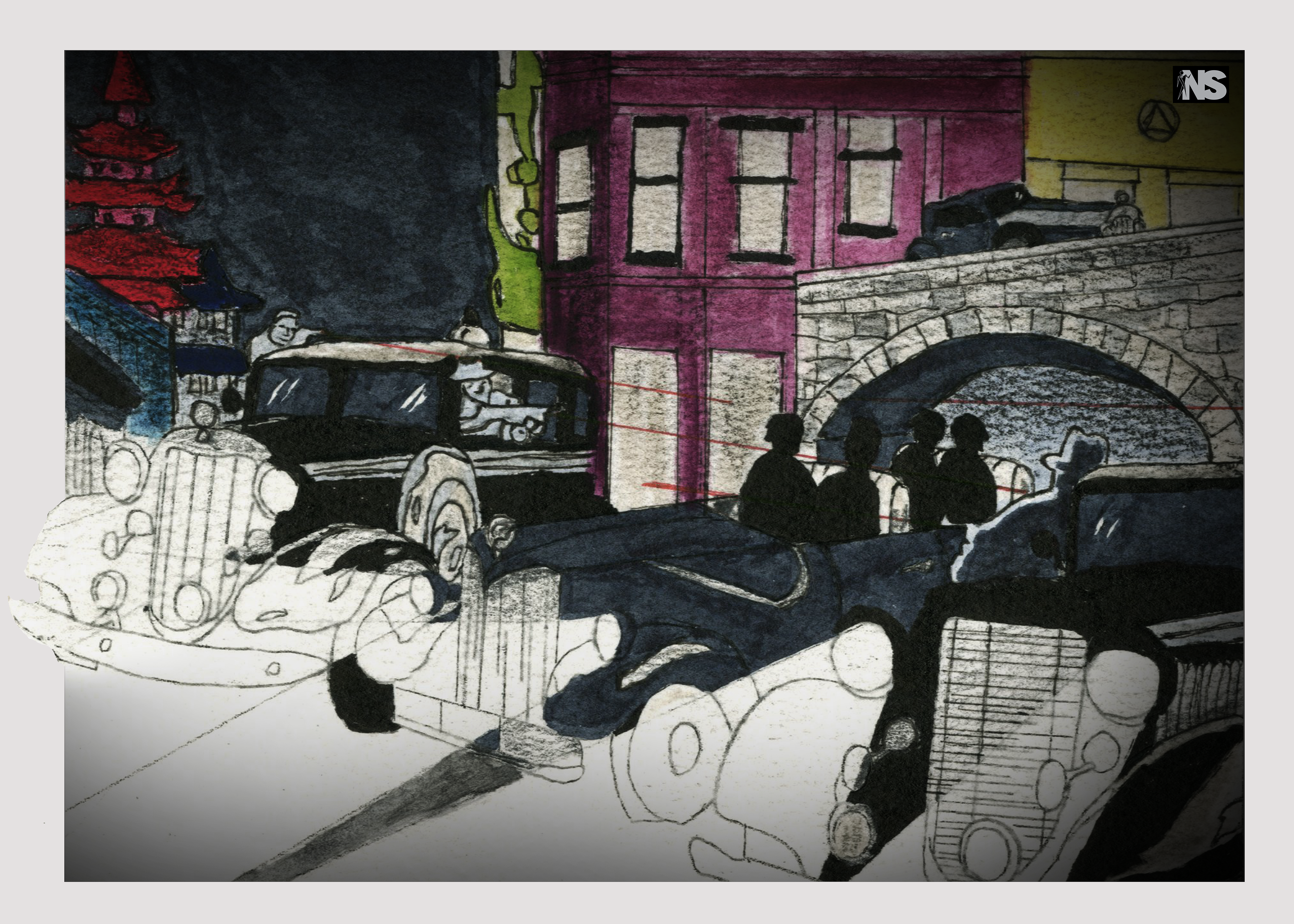 Ride Thru Noir Rendering