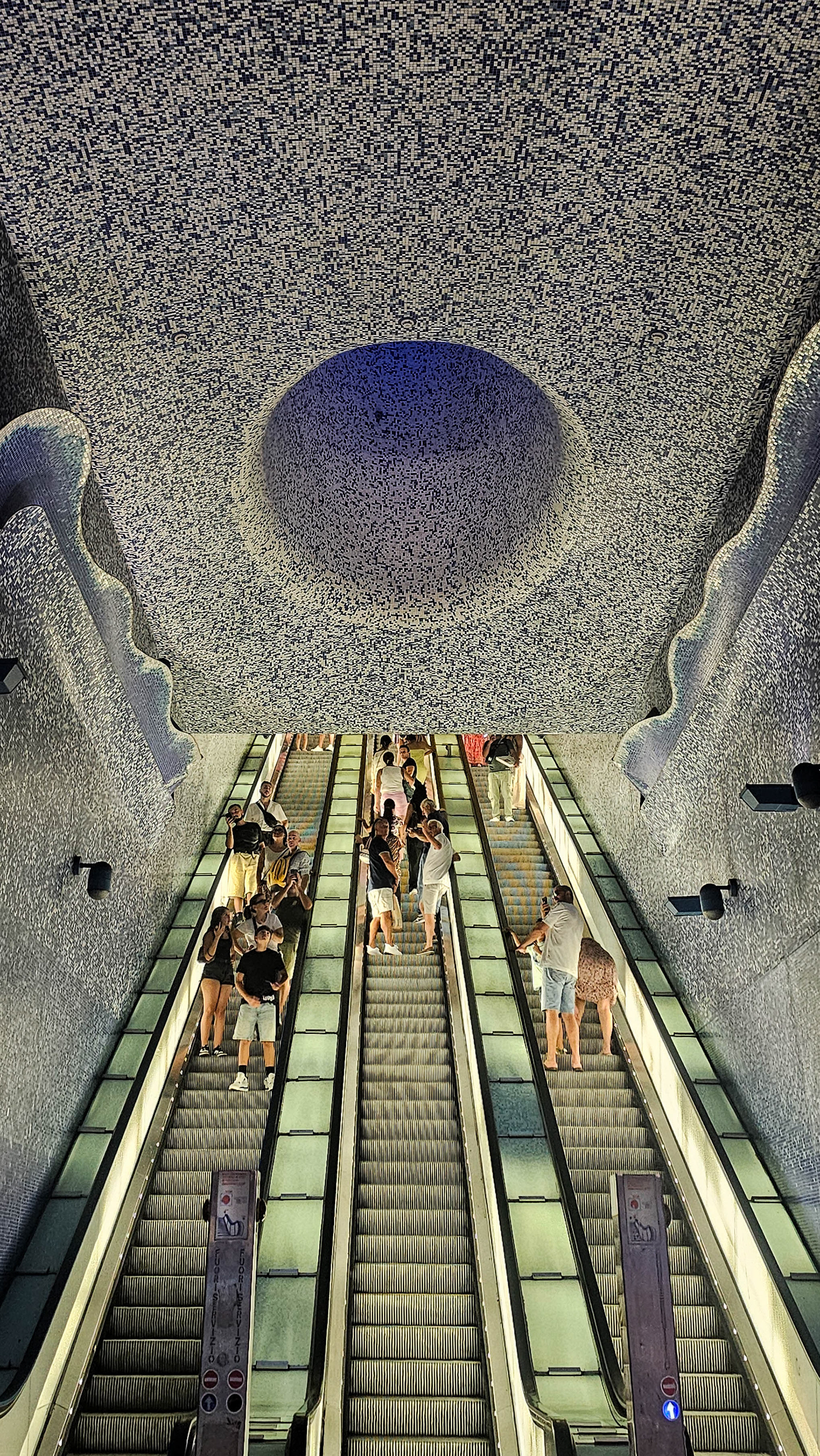 Toledo metro station - Naples, Italy