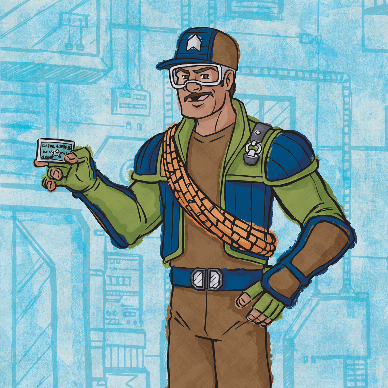 G.I. Joe: Alpine • vector illustration