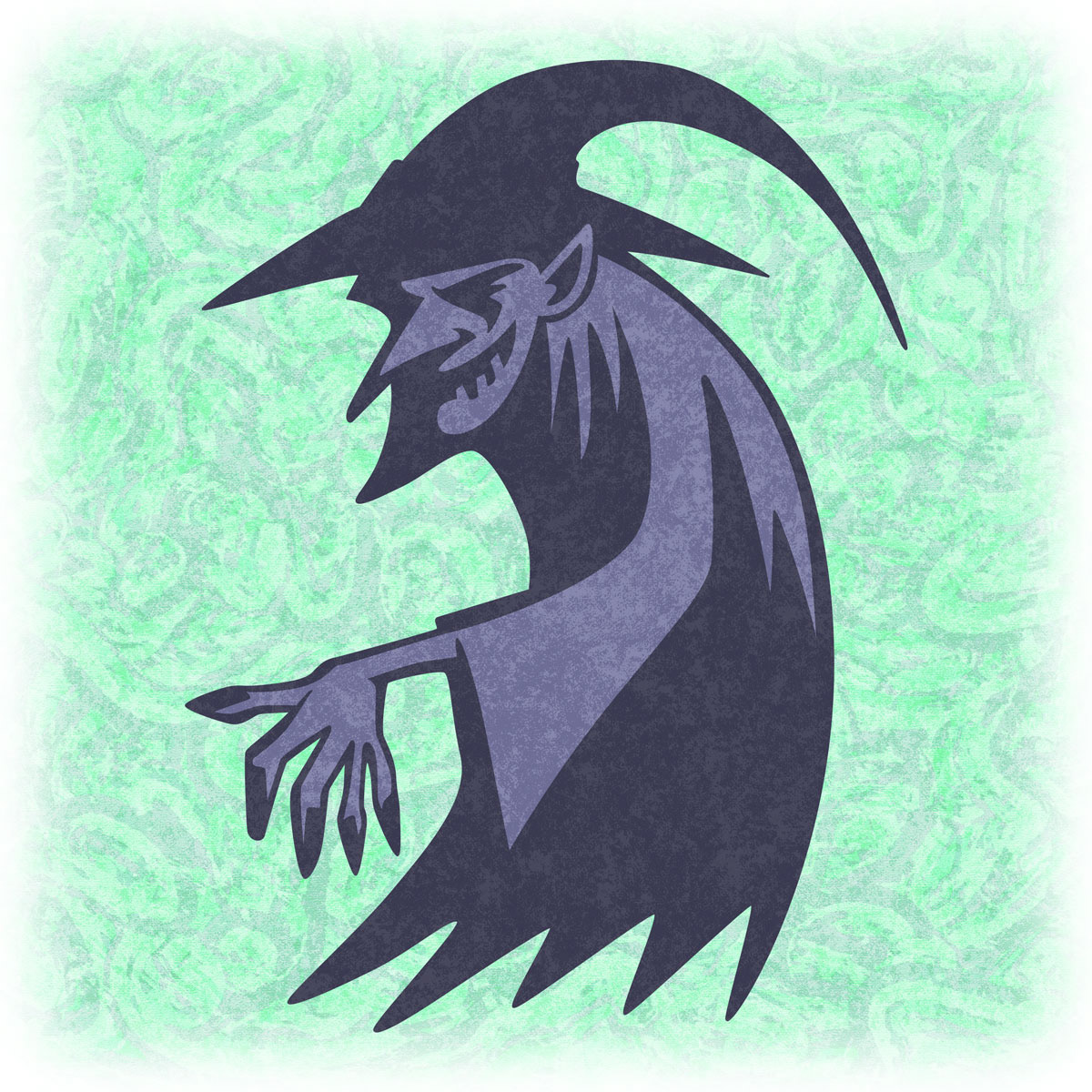 Witch Silhouette • vector art