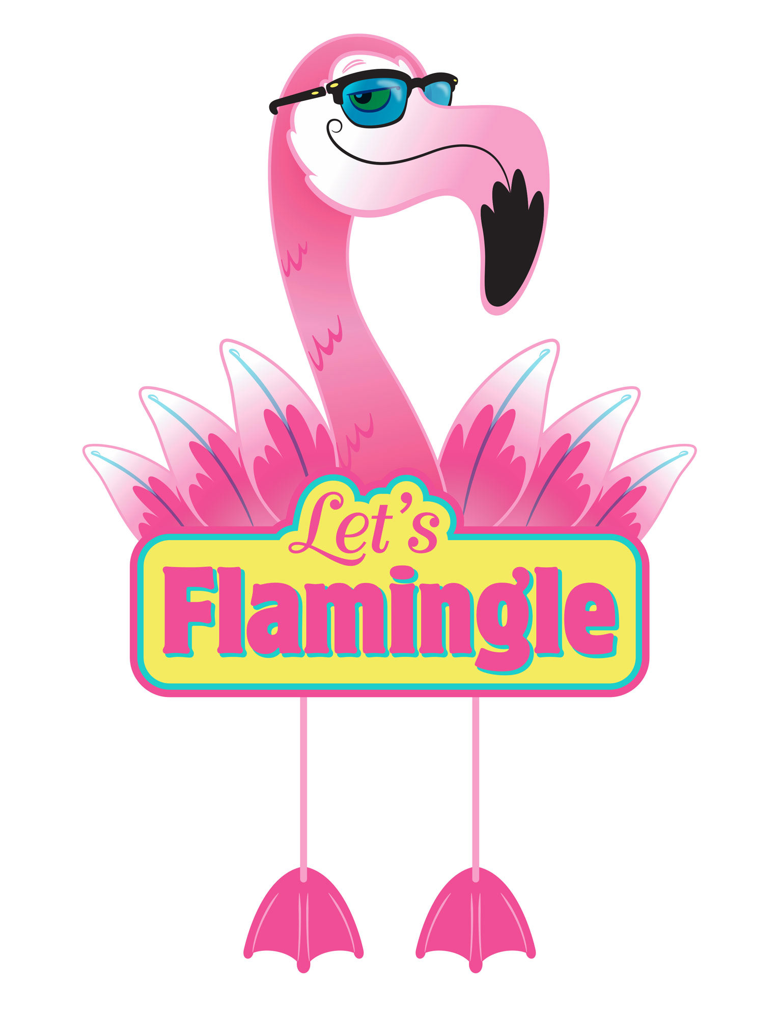 Let's Flamingle • product concept art
