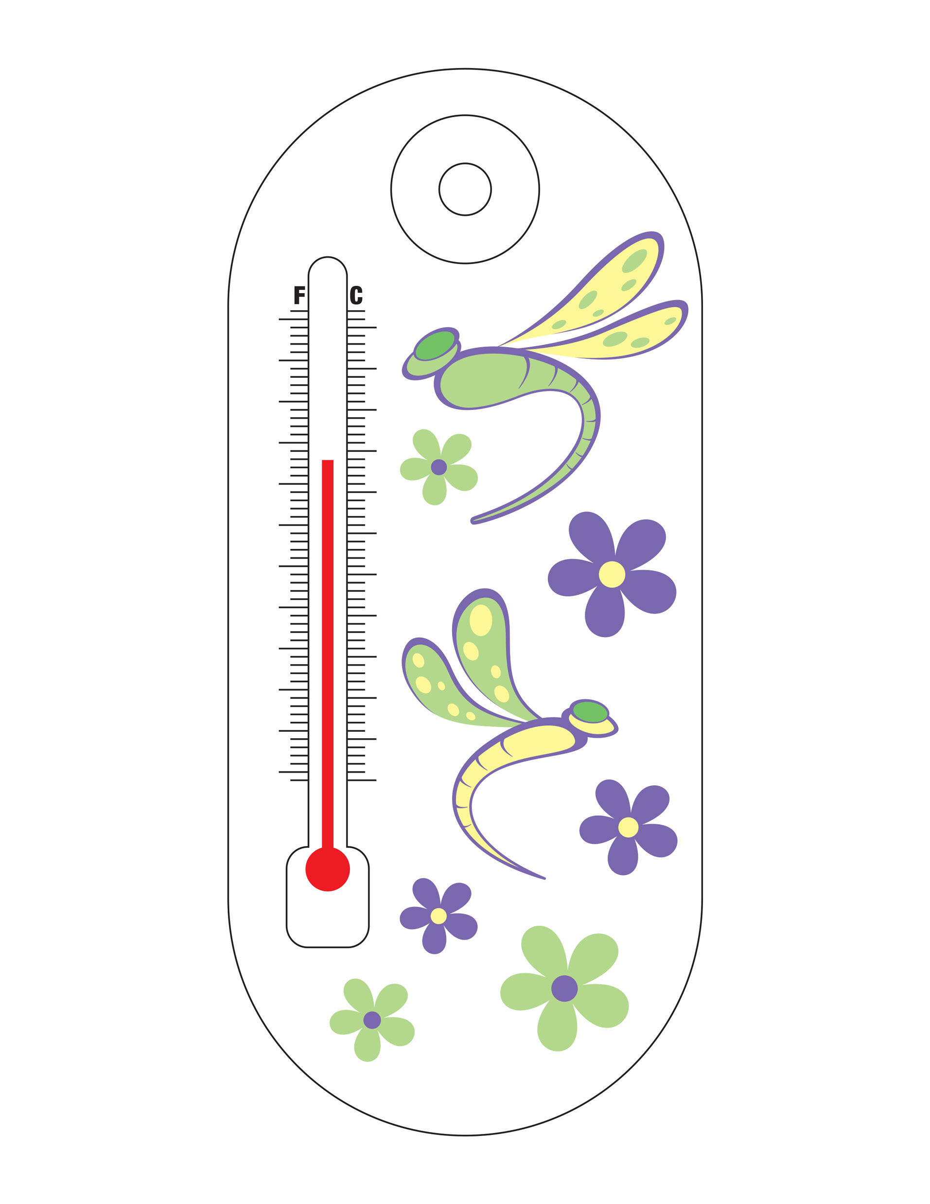 Dragonfly Thermometer • product concept art
