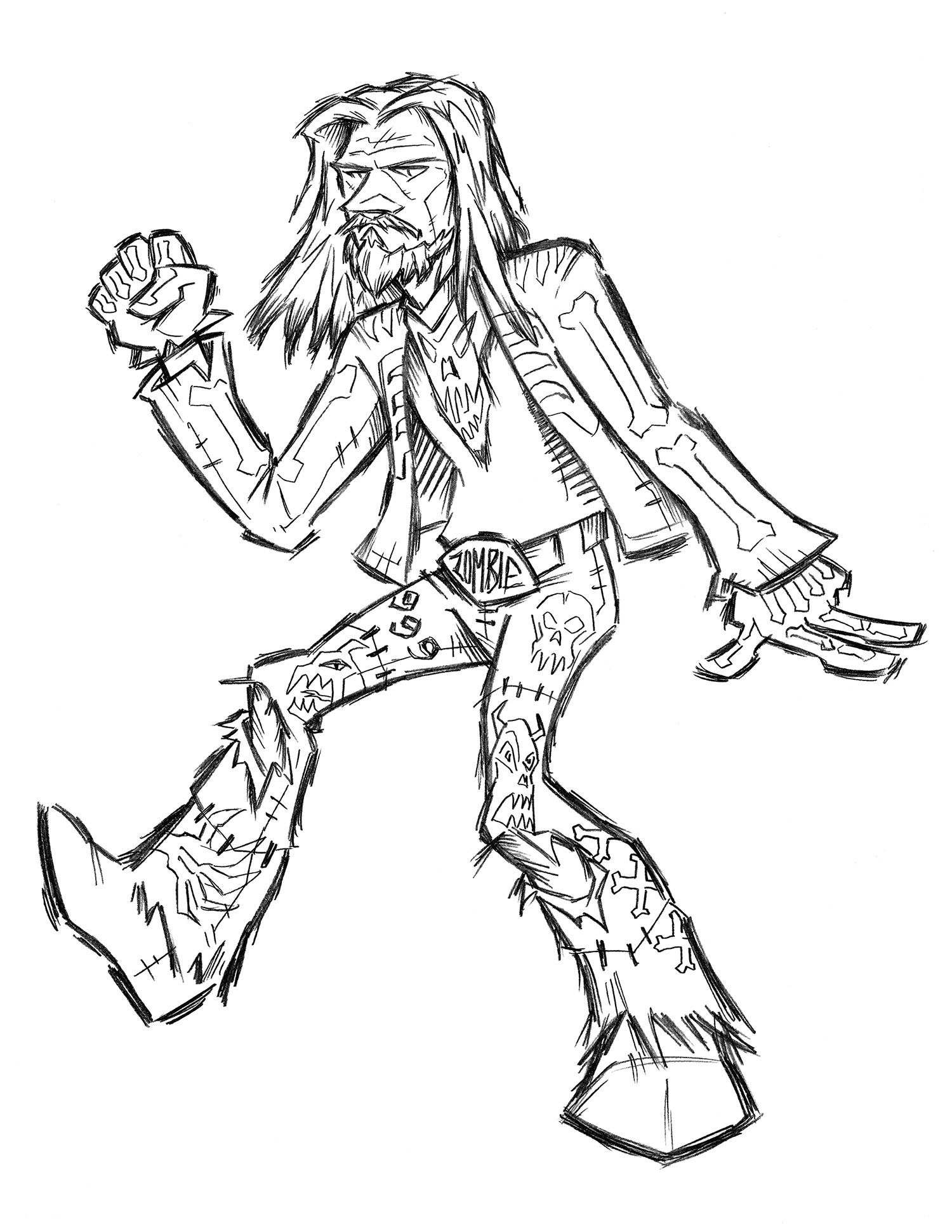 Rob Zombie • pencil sketch