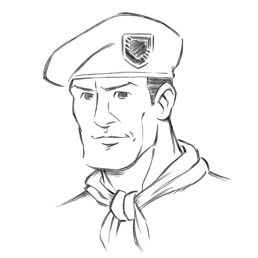 G.I. Joe: Lt. Falcon • pencil sketch