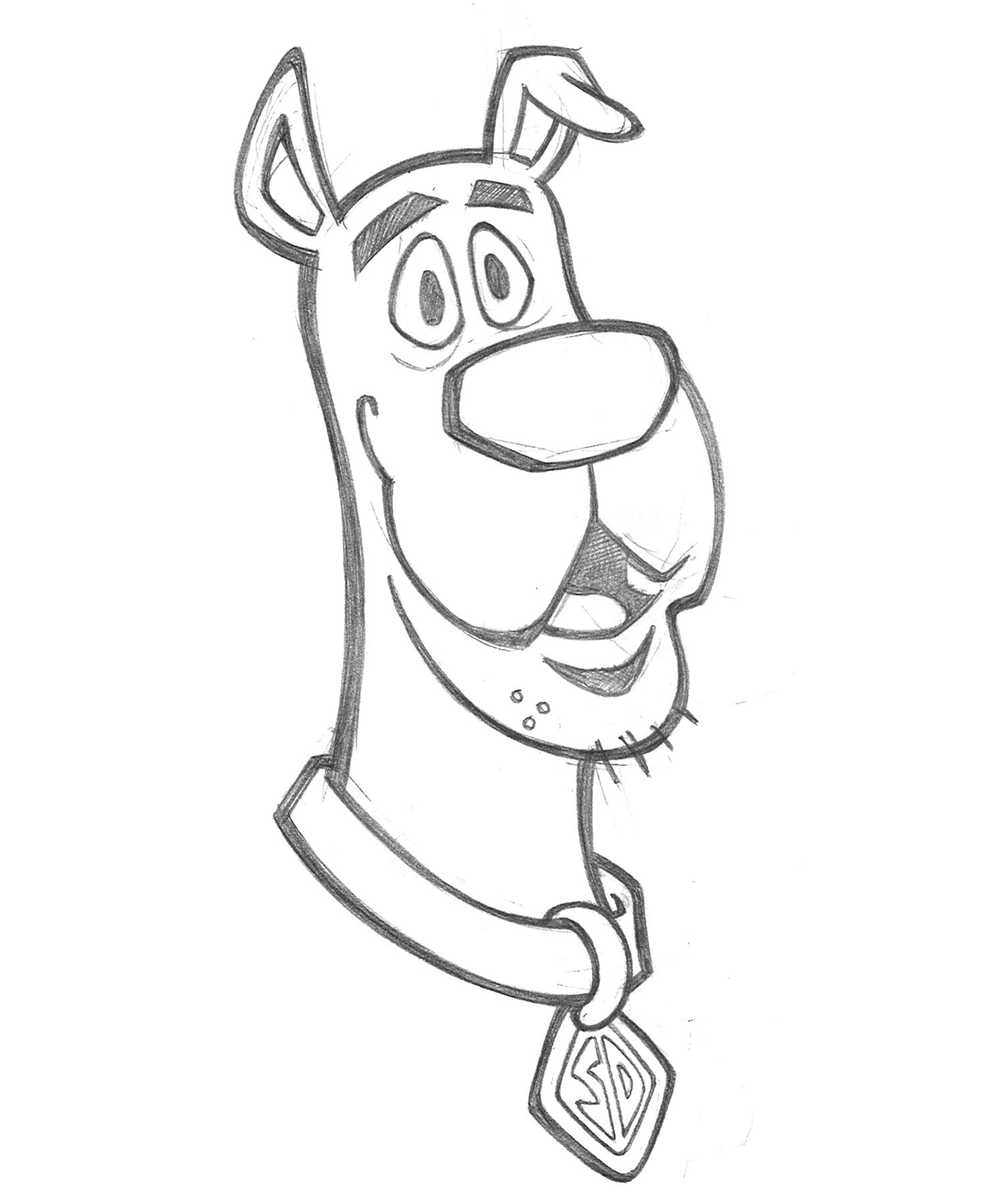 Scooby Doo 1 • pencil sketch