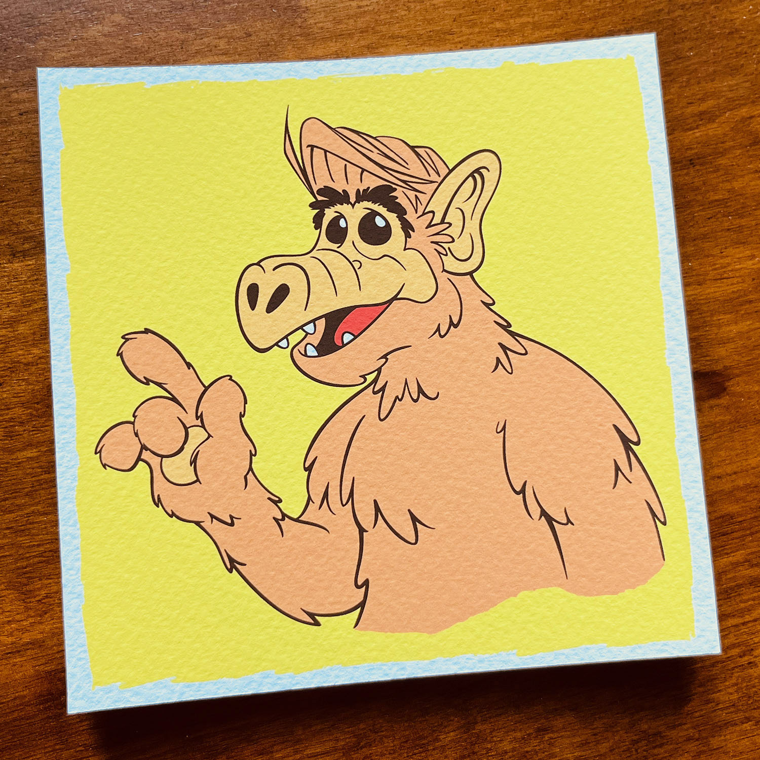 Alf • vector illustration