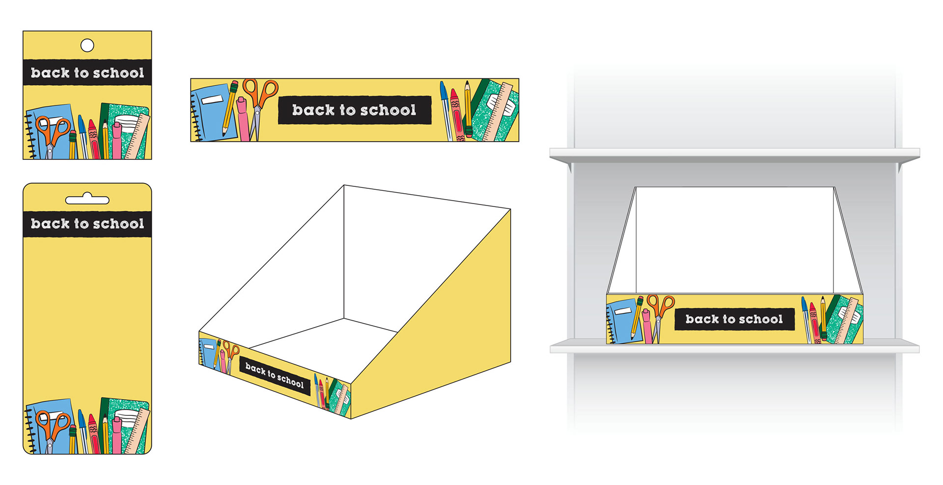Back To School • packaging concept art