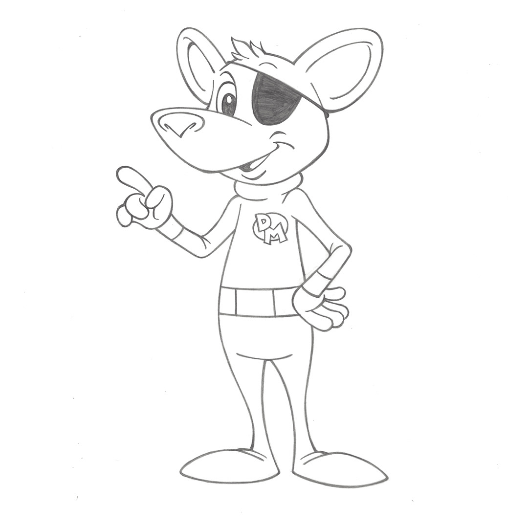 Danger Mouse • pencil sketch