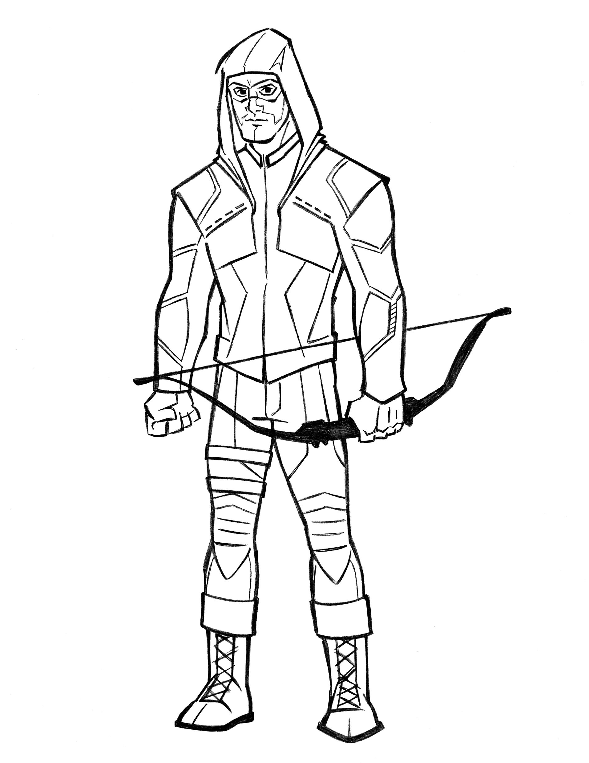 Arrow • pencil sketch