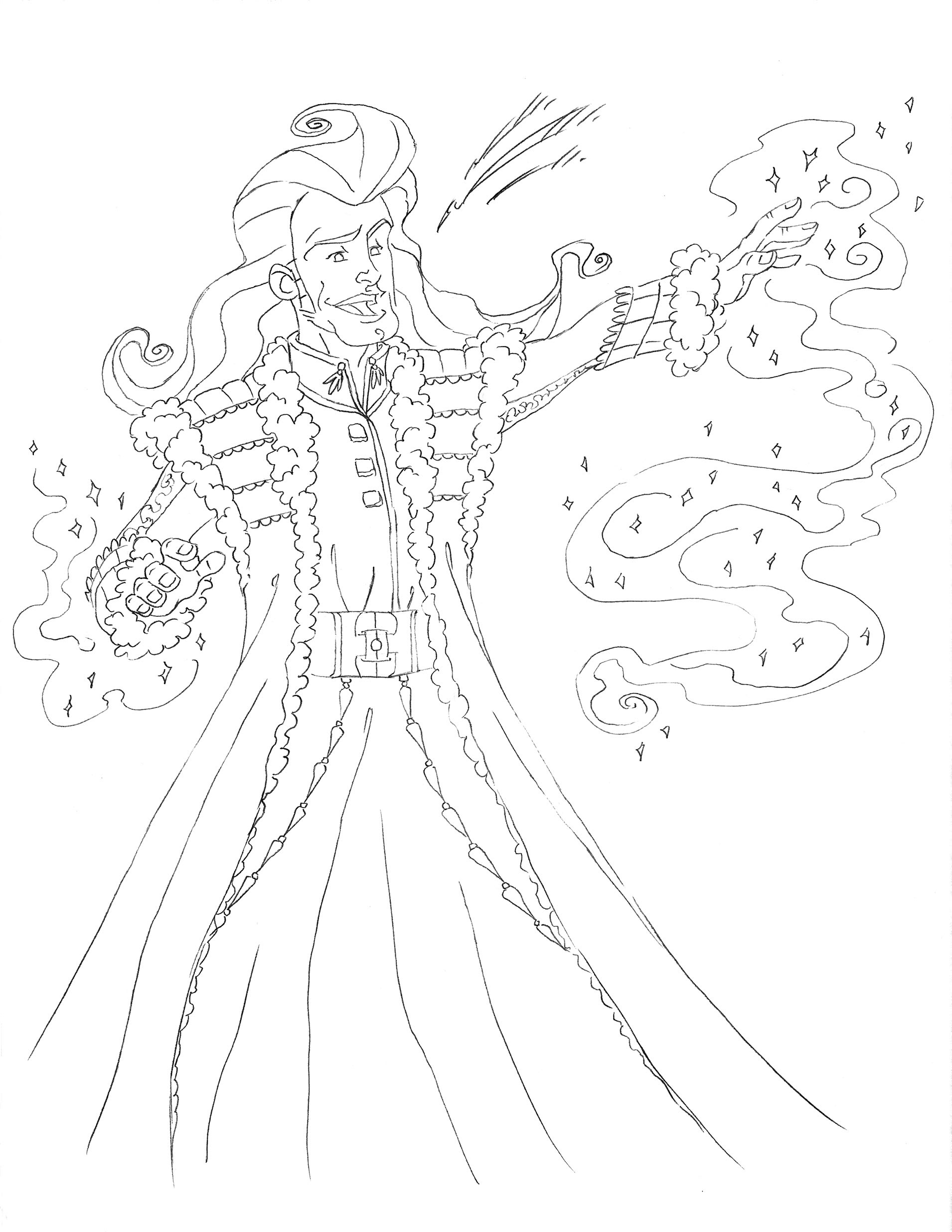 Warlock • pencil sketch