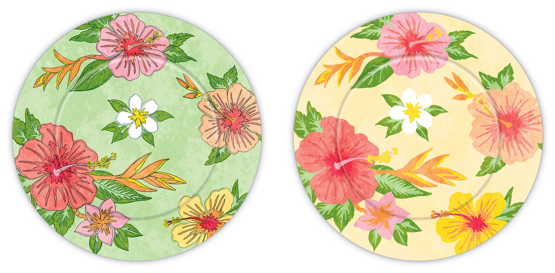 Tropical Floral • melamine concept art