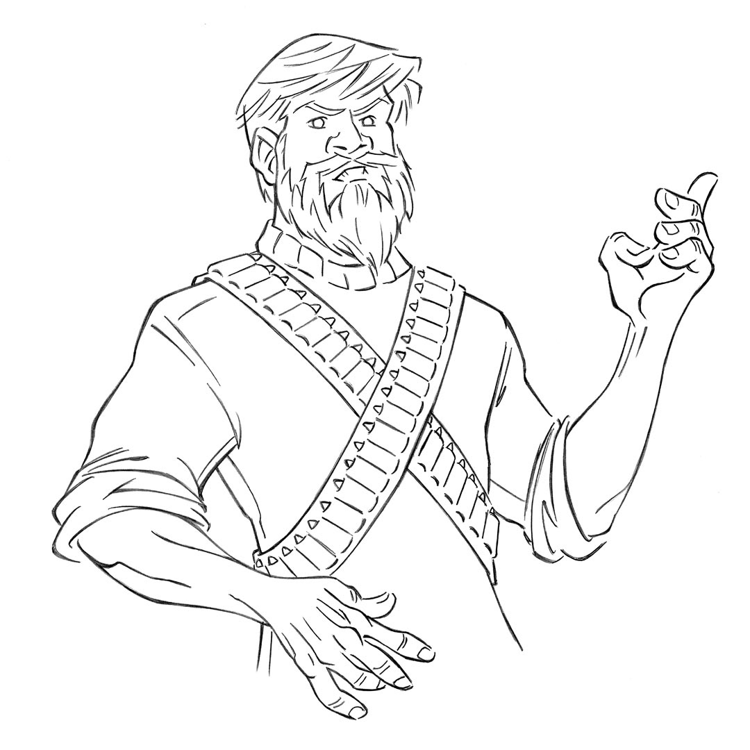 G.I. Joe: Rock N Roll • pencil sketch