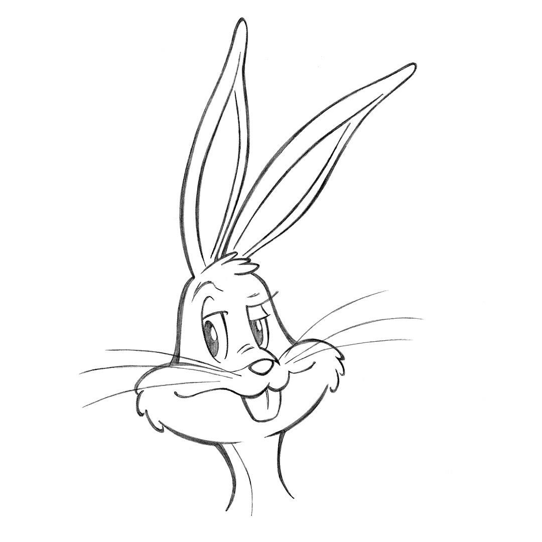 Bugs Bunny 1 • pencil sketch