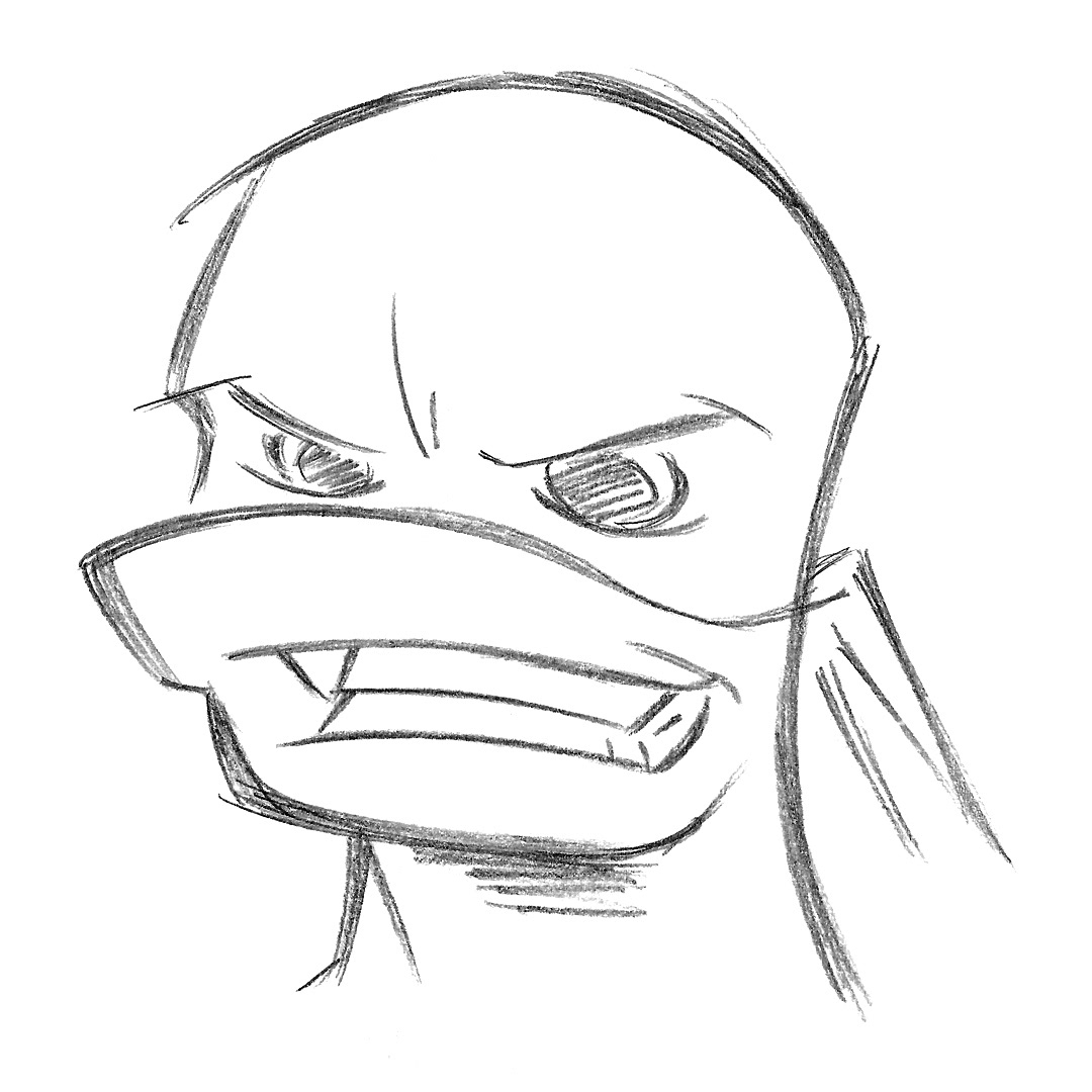 TMNT: Raphael • pencil sketch