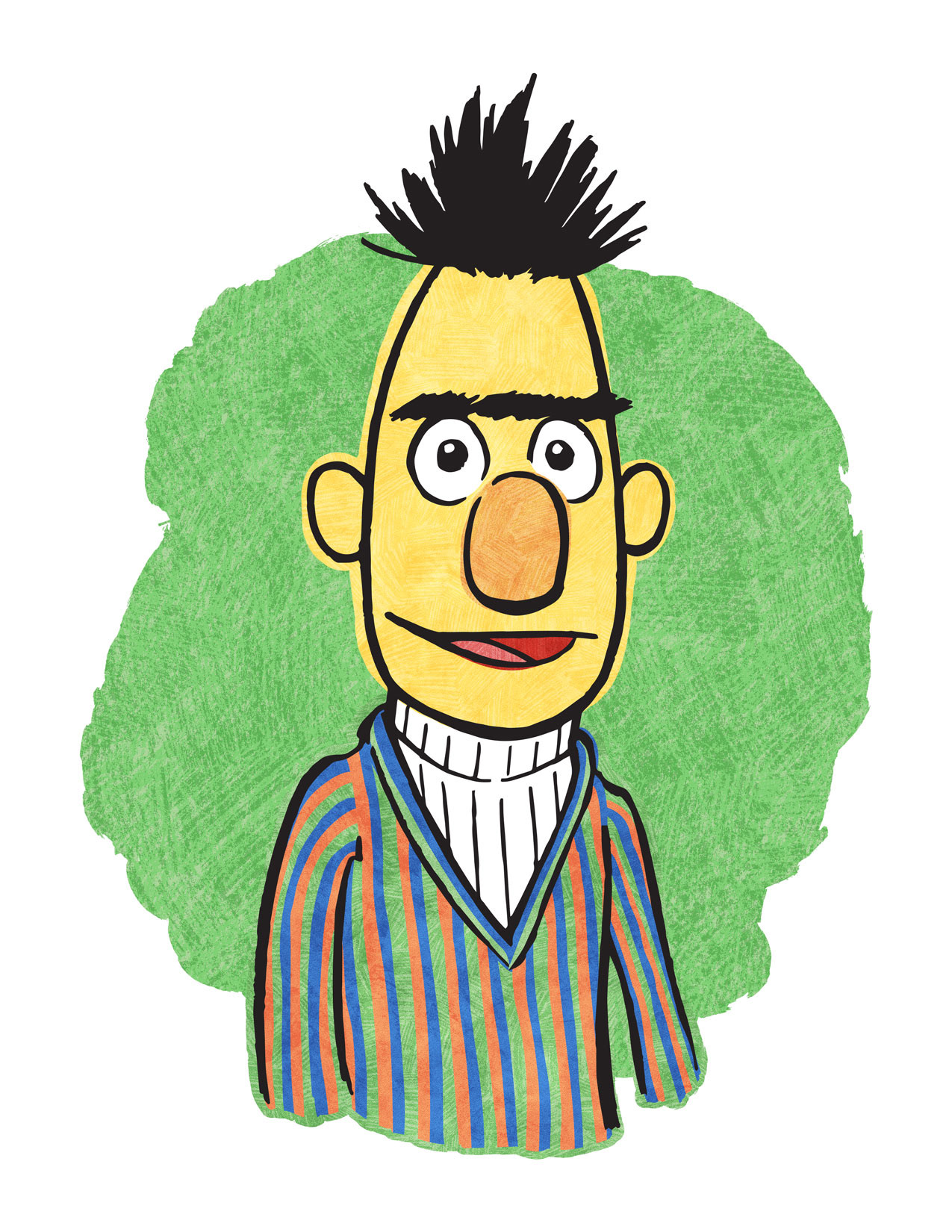 Sesame Street: Bert • vector illustration