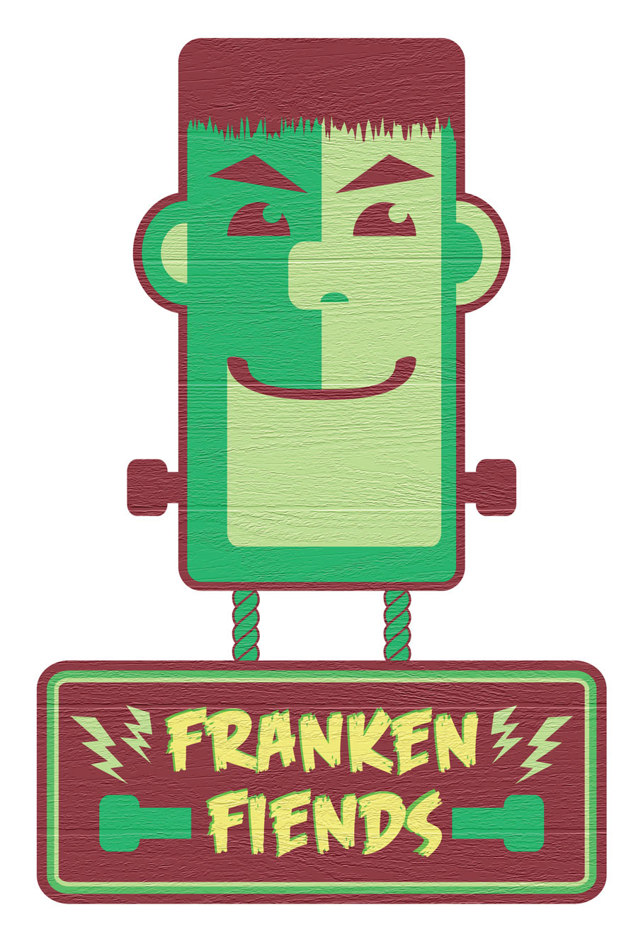 Franken Fiends Wall Decor • product concept art