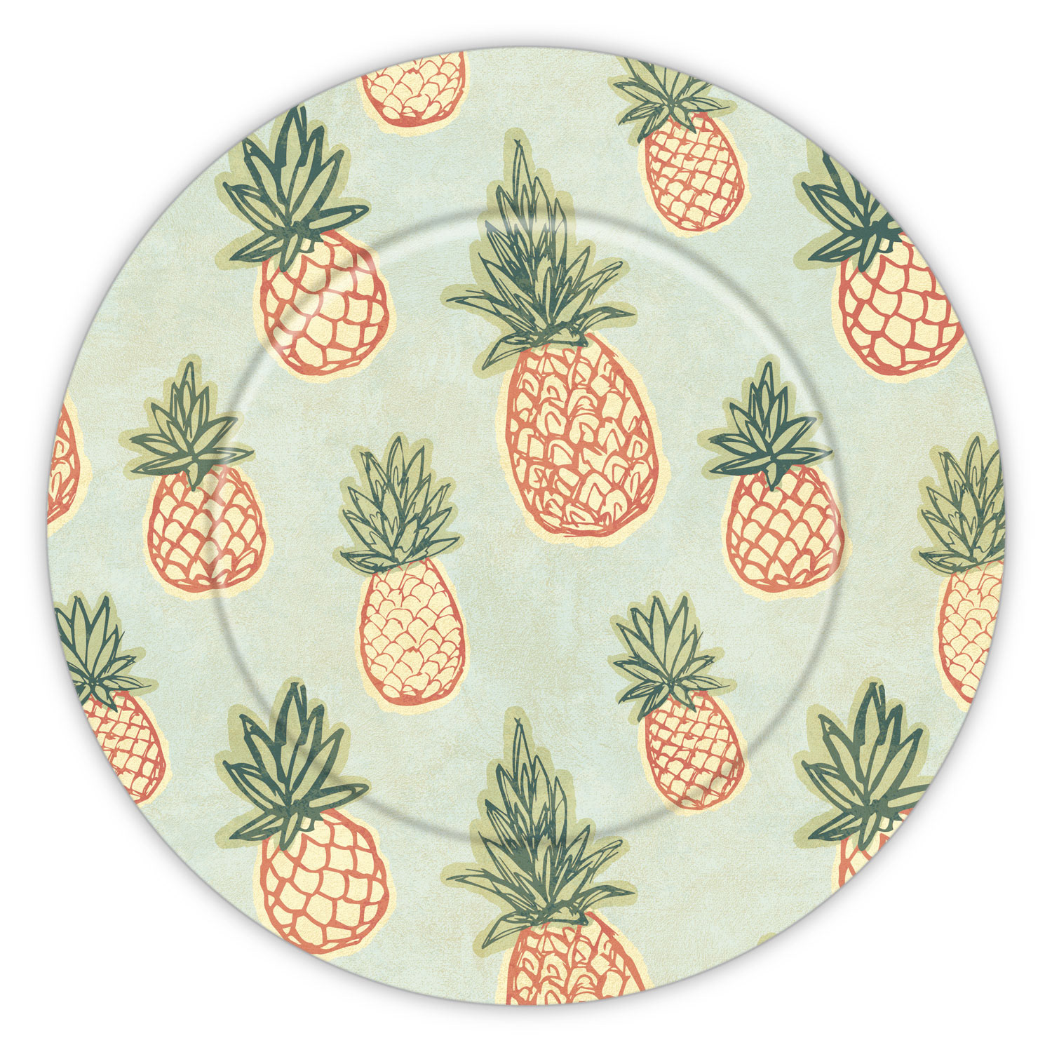 Pineapple Pattern • melamine concept art
